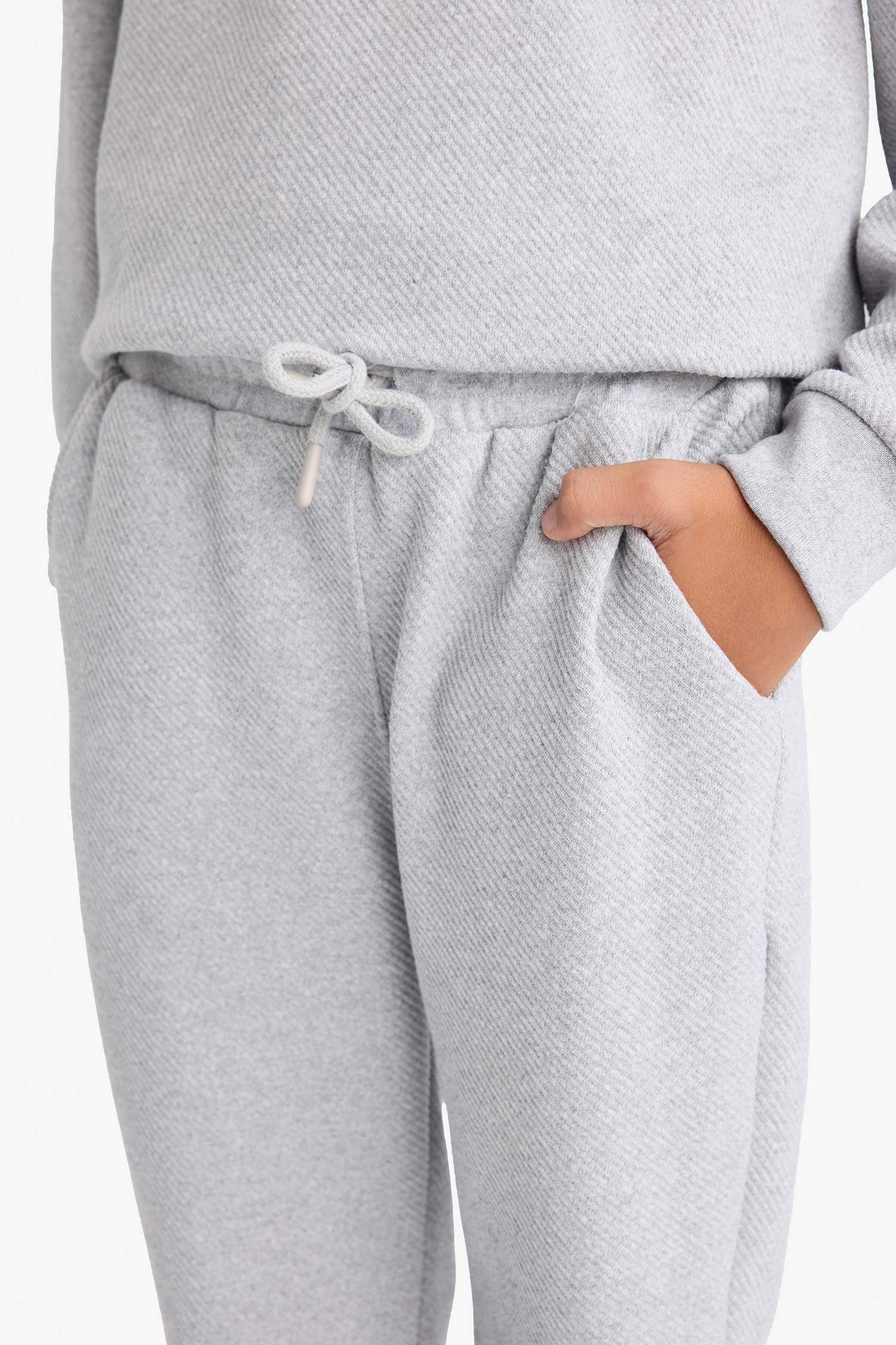 Erkek Çocuk 2'li Takım Baskılı Sweatshirt Eşofman Altı