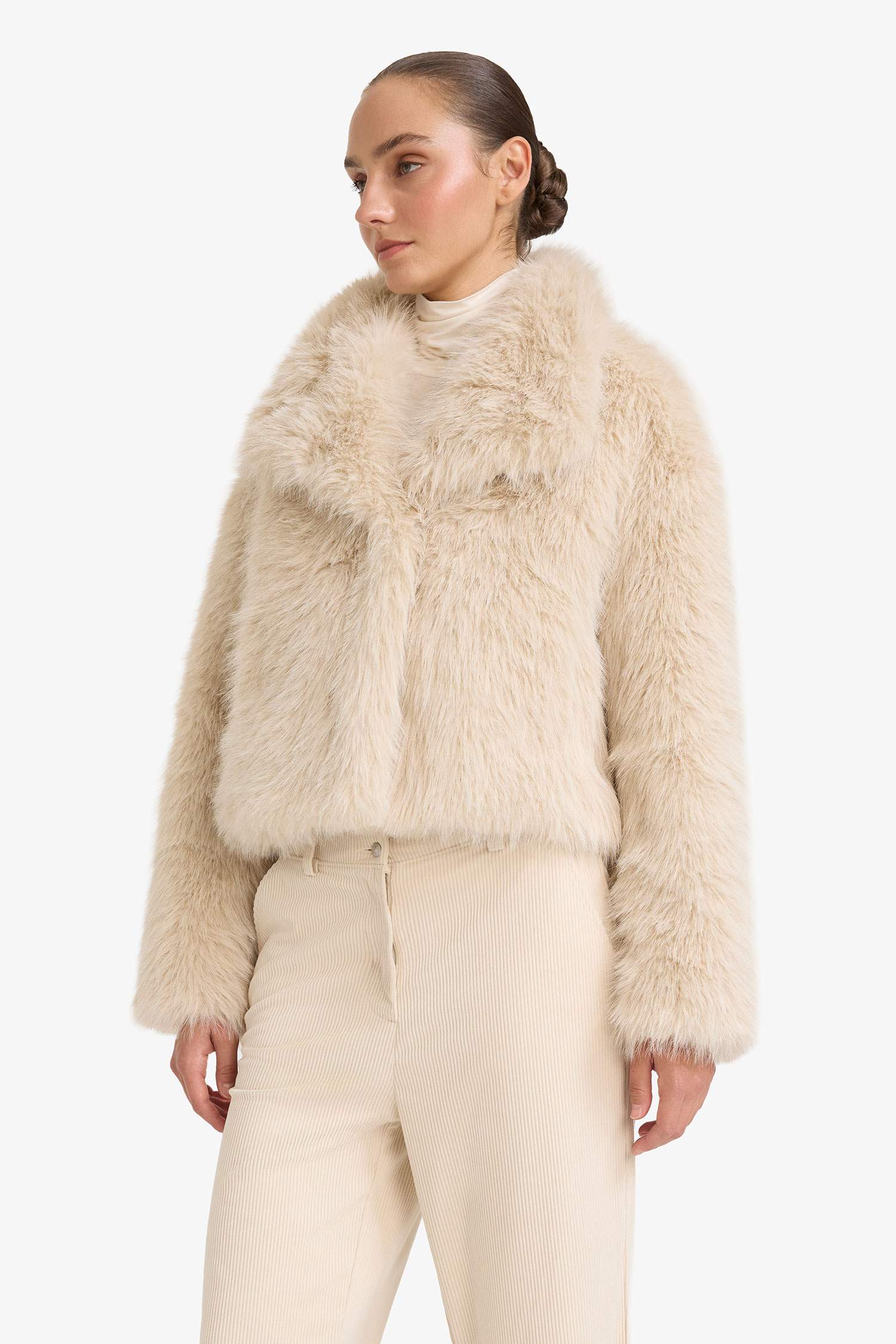 Regular Fit искусственный мех из искусственного меха