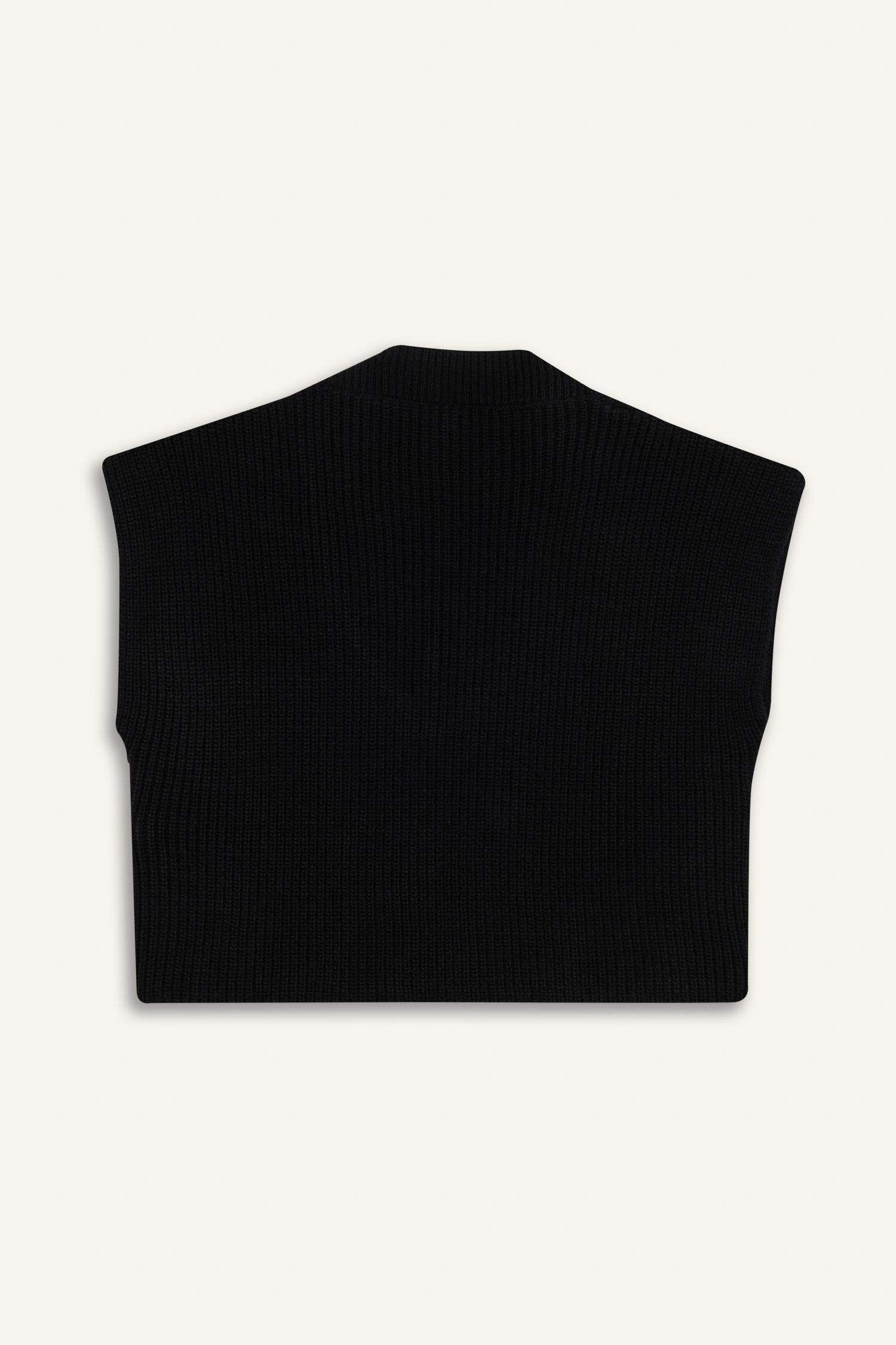 Girl Oversize Fit V-Neck Knit Vest