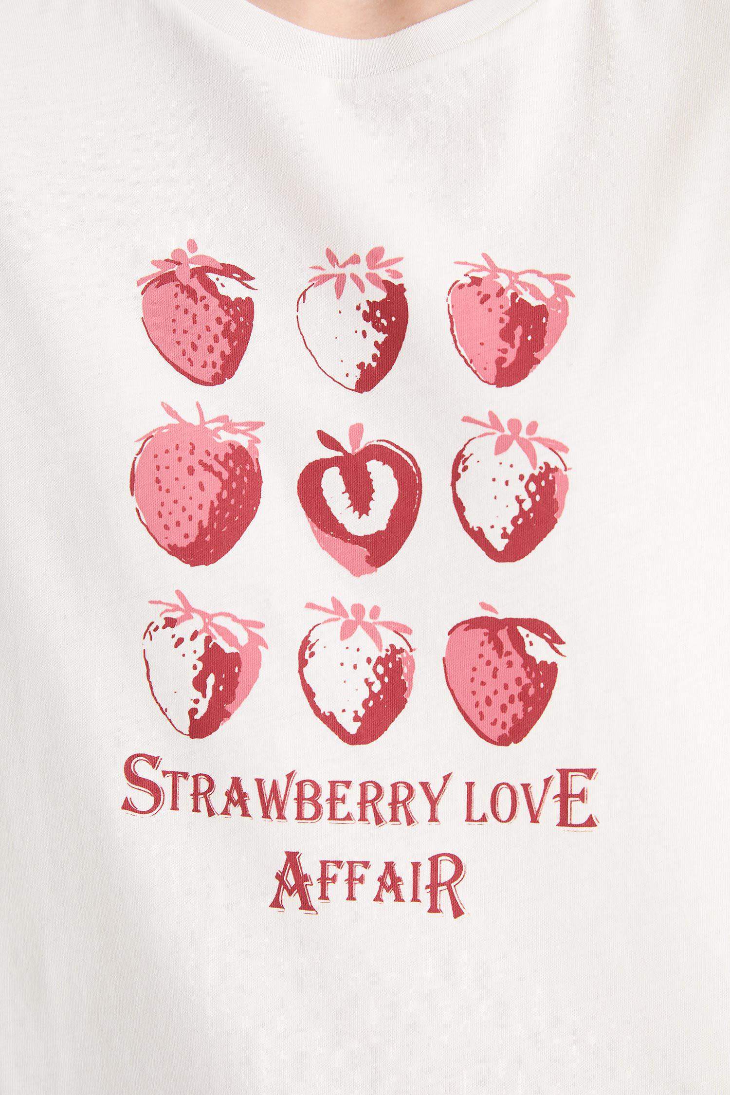 Coool Regular Fit Bisiklet Yaka Baskılı Kısa Kollu Tişört