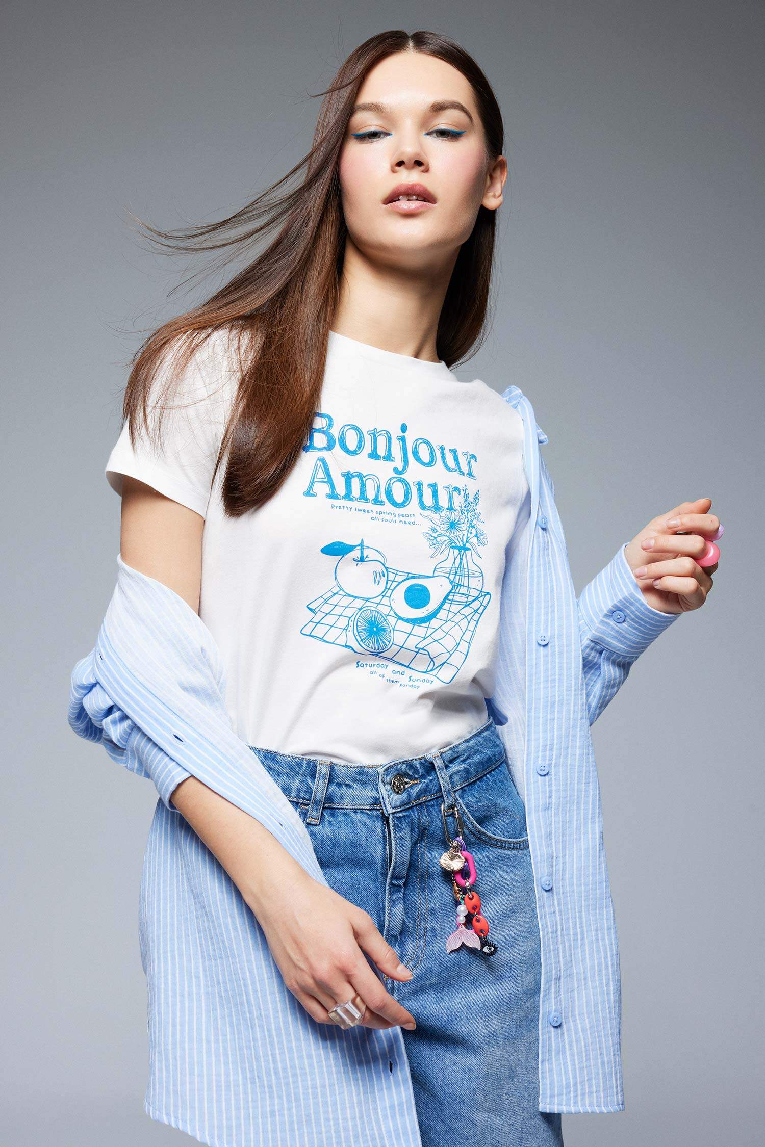 Coool Regular Fit Bisiklet Yaka Baskılı Kısa Kollu Tişört