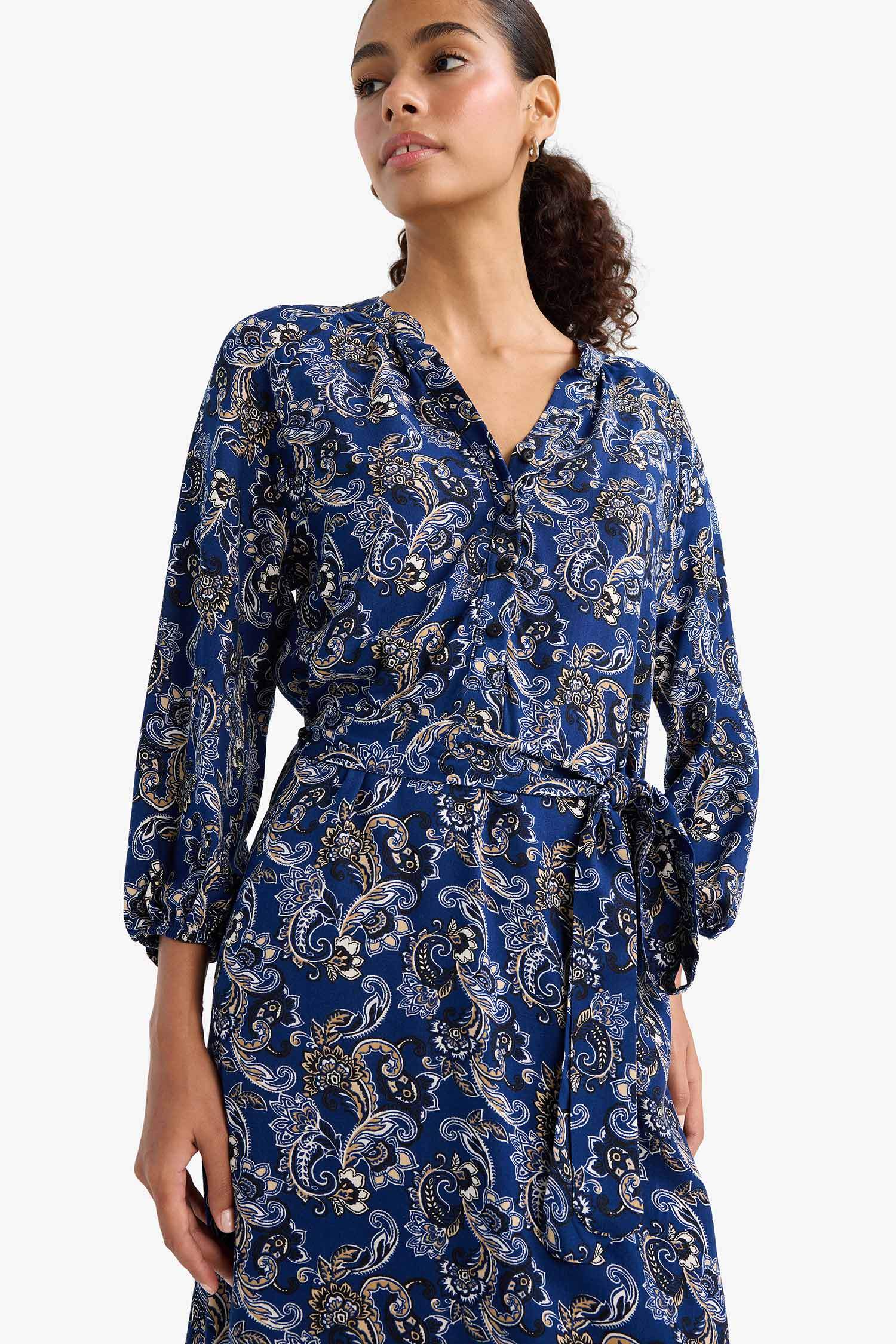 Floral Long Sleeve Dress