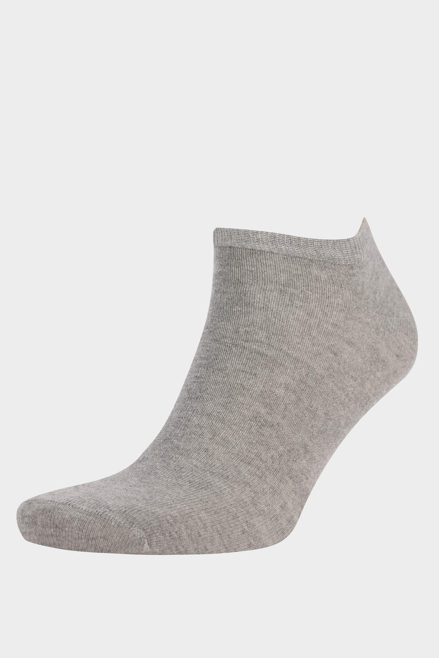 Erkek 7'li Pamuklu Patik Çorap