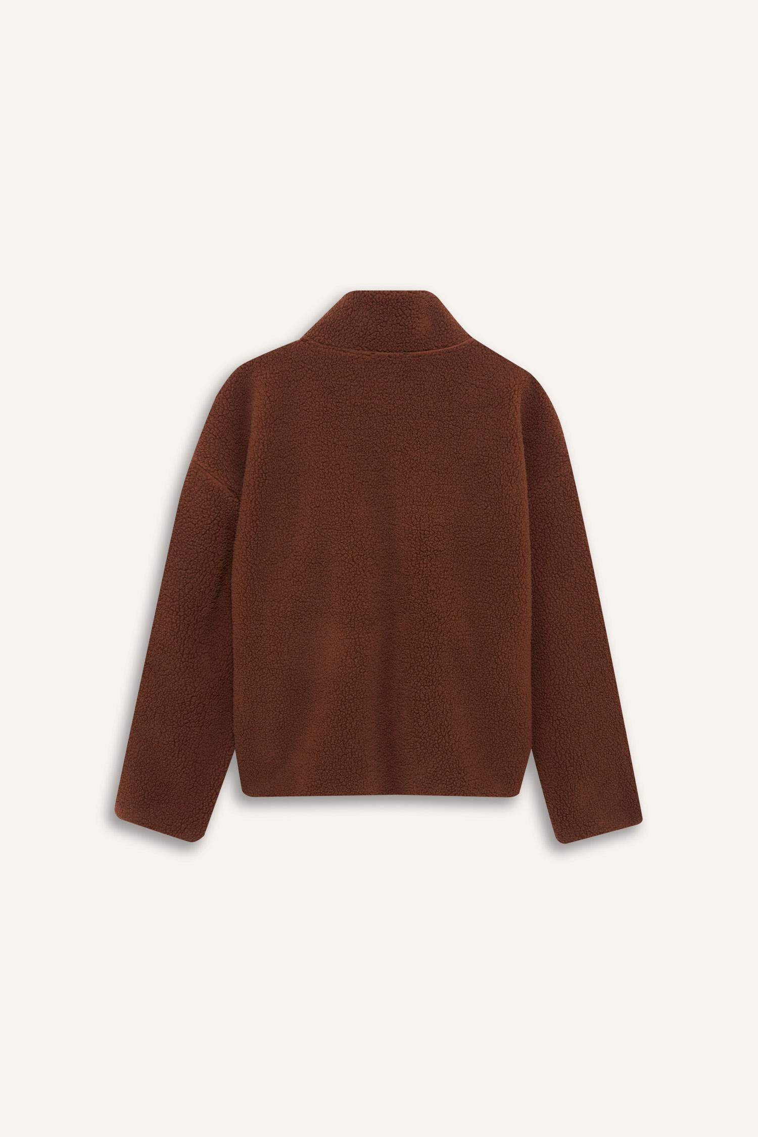 Тонкая Кофта Из Материала Свита С Половиной Молнии