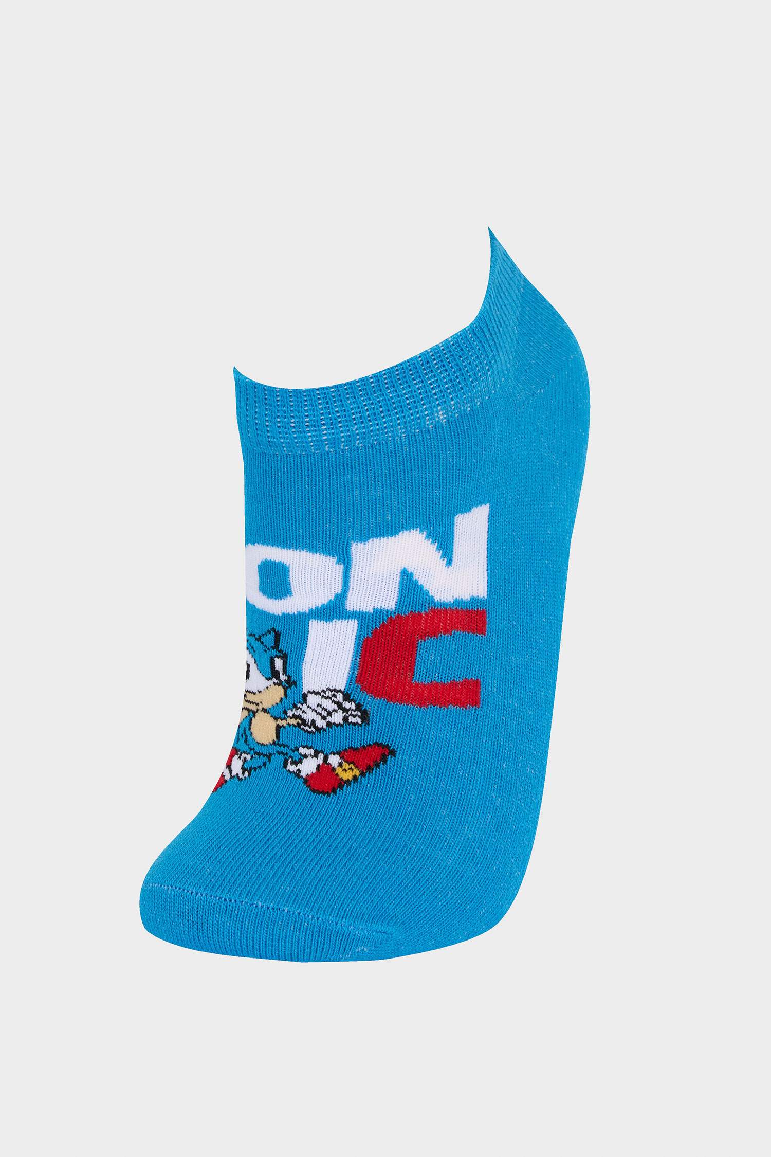 Erkek Çocuk Sonic The Hedgedog: Modern 3'lü Pamuklu Patik Çorap