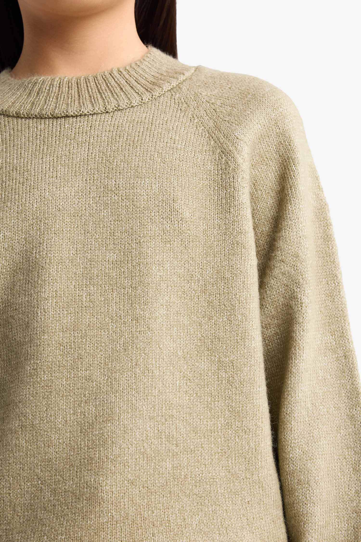 Girl Regular Fit Crew Neck Pullover