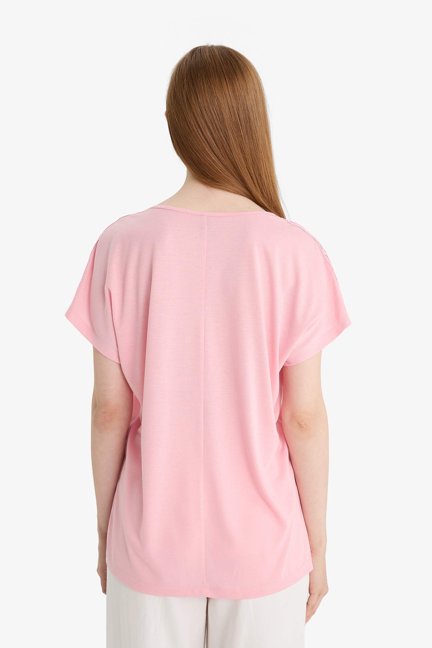 V Neck Short Sleeve T-Shirt