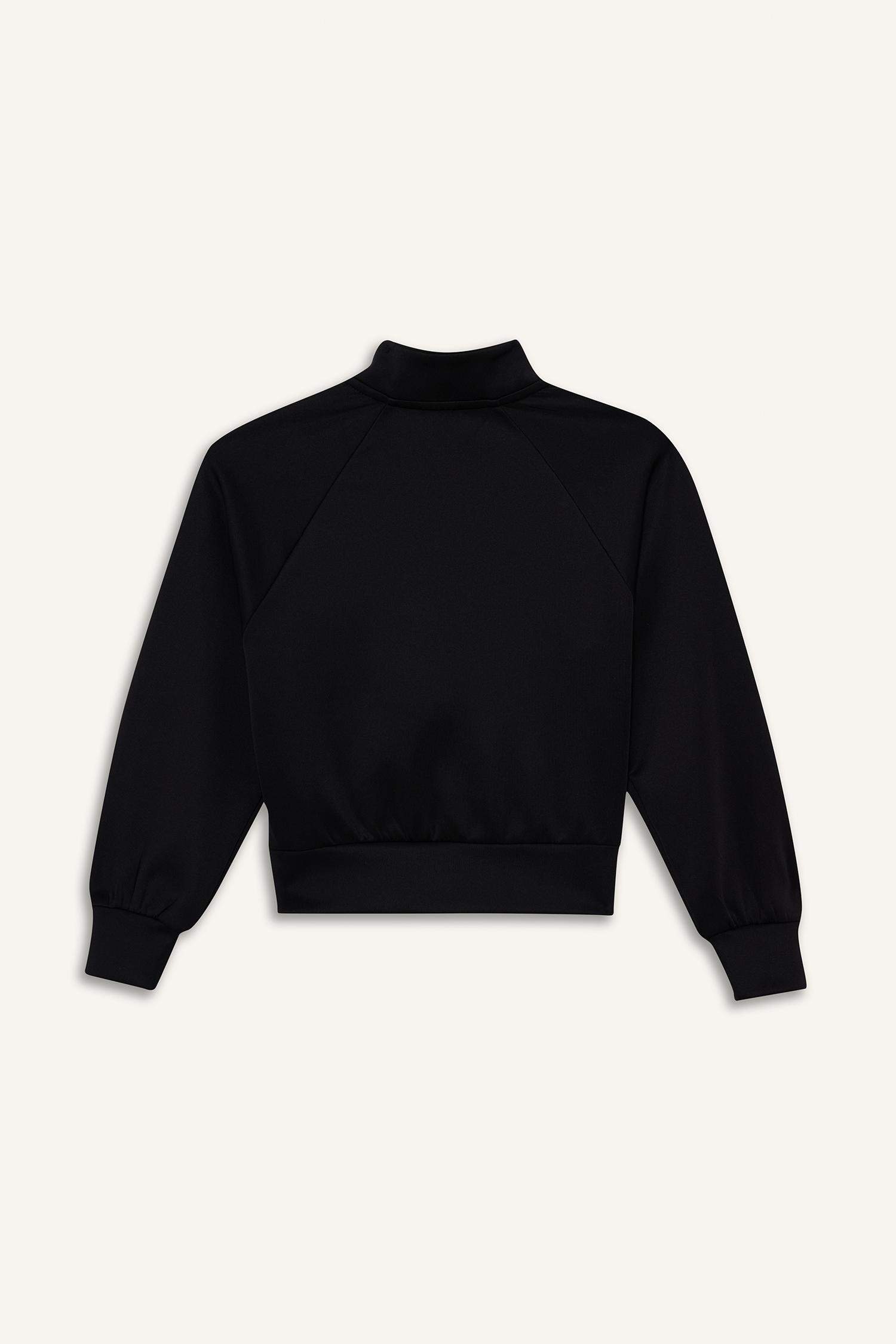 كارديجان بناتي بطبعة شعار قماش سكوبا قصة مريحة