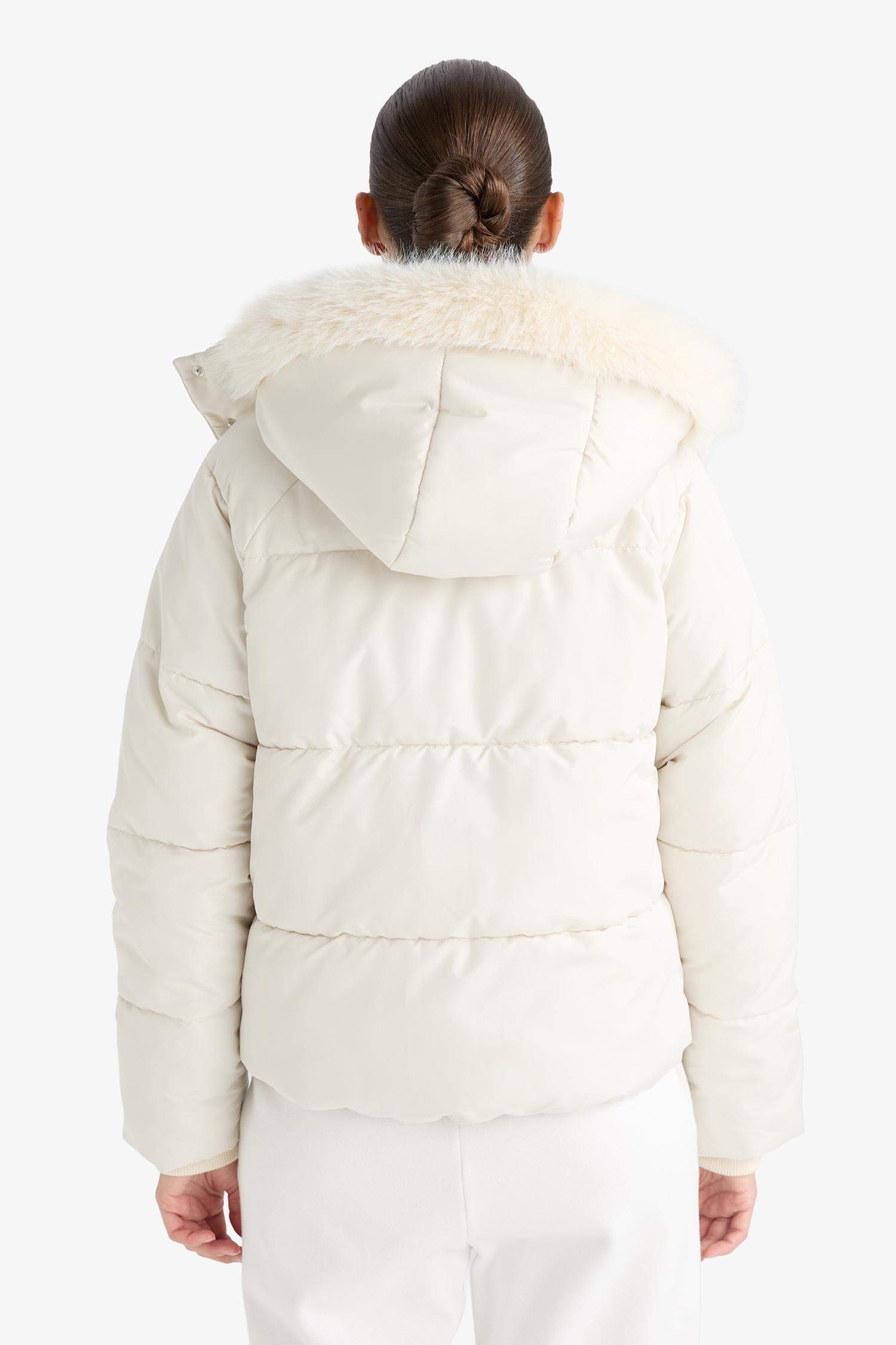 Rüzgar Geçirmez Regular Fit Kapüşonlu Mont