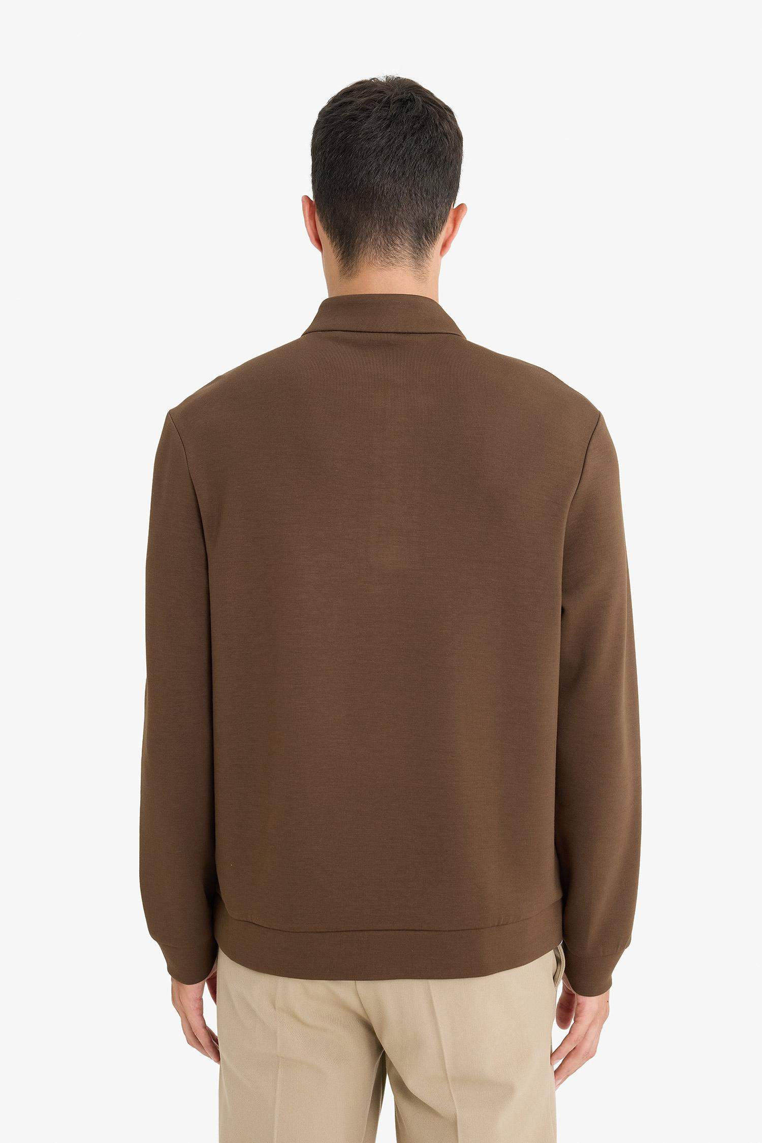 қалыпты пішім тік жаға Свитер