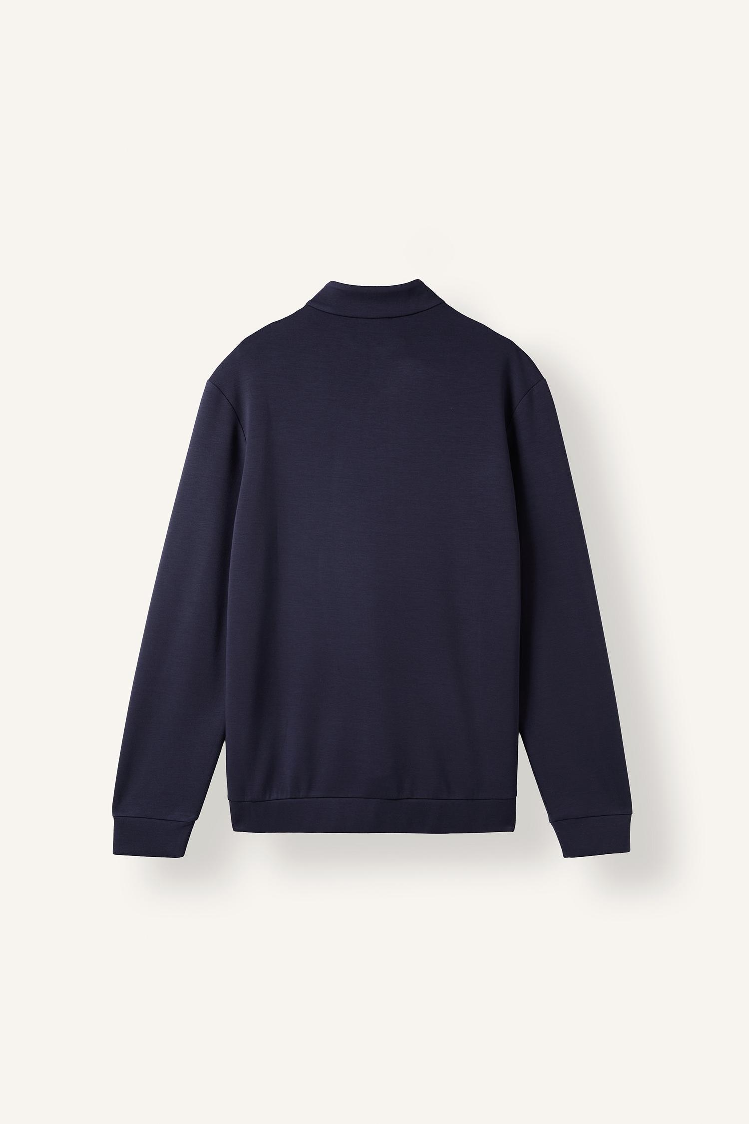DeFacto Regular Fıt Yarım Fermuarlı Sweatshirt görsel 8