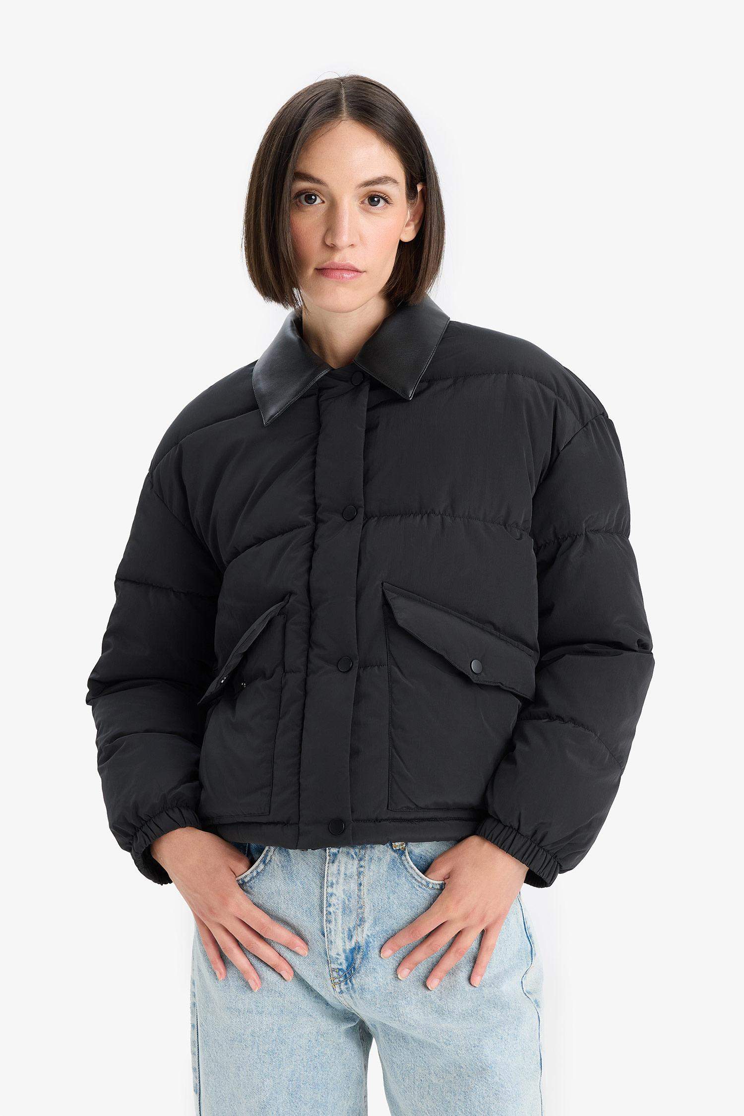 Su Geçirmez Regular Fit Polo Yaka Mont