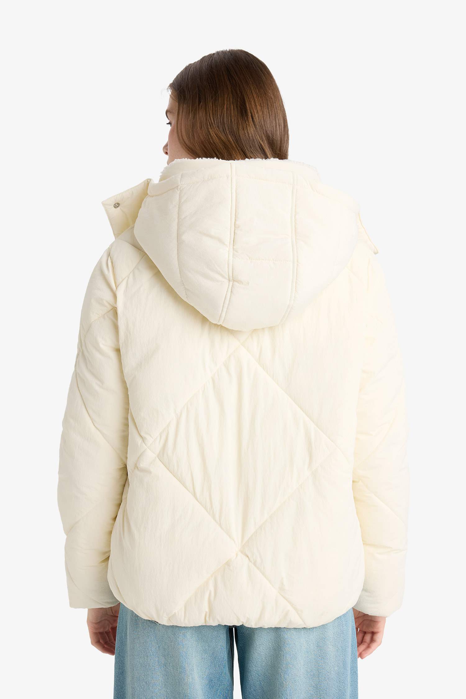 Водонепроницаемая куртка стандартного кроя с подкладкой из искусственного меха