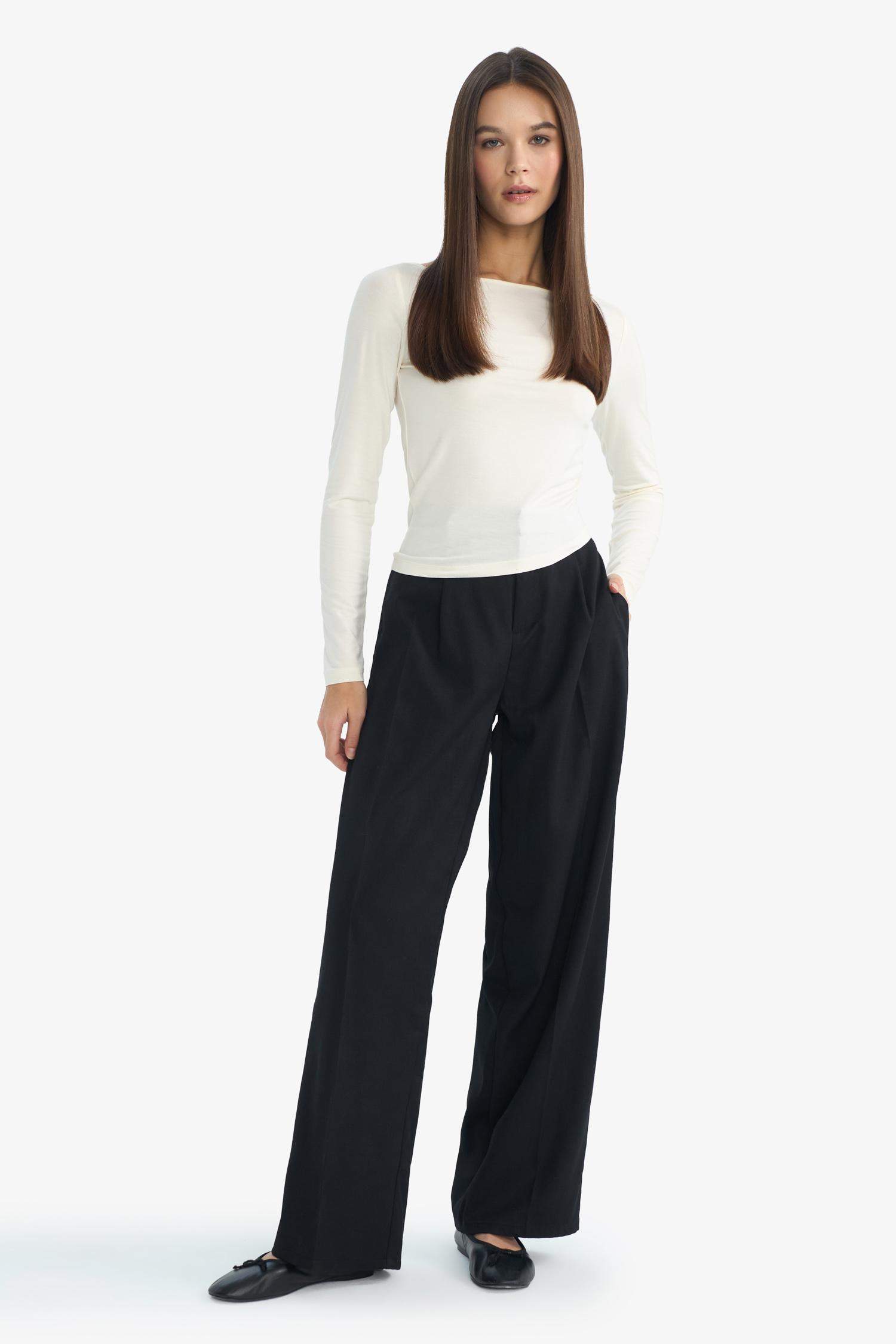 Baggy Fit Regular Waist Trousers