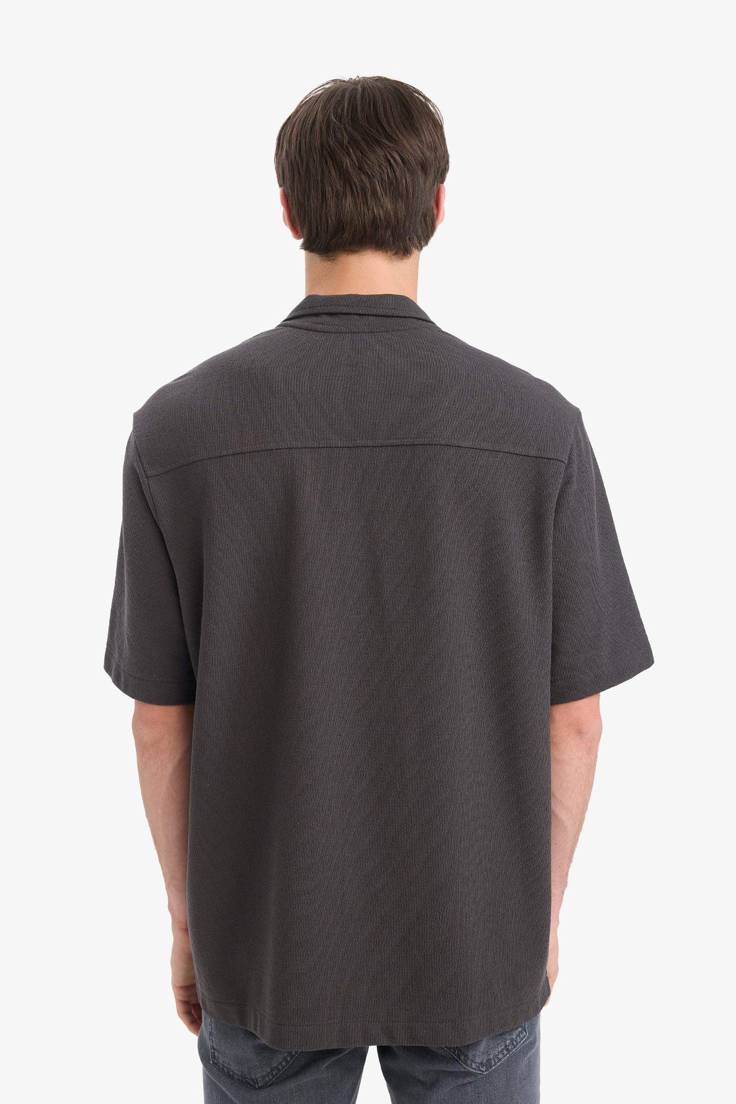 Relax Fit Open Collar Summer Shirt