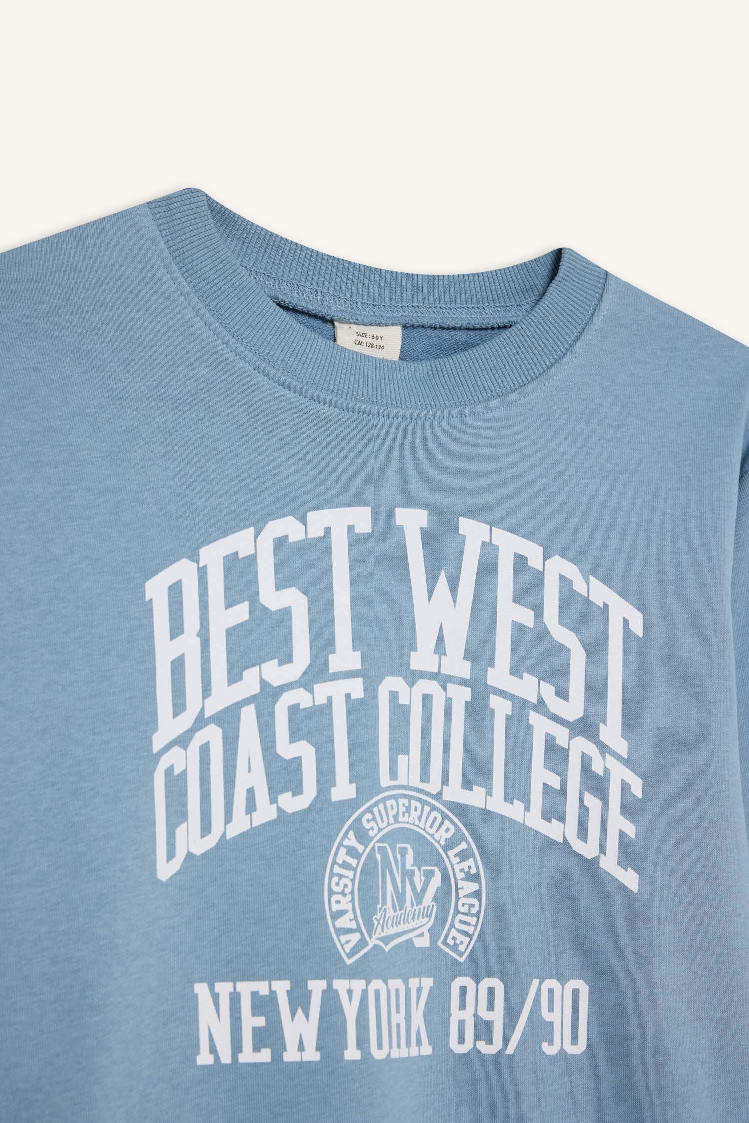 Boy Regular Fit Crew Neck Sweatshirt