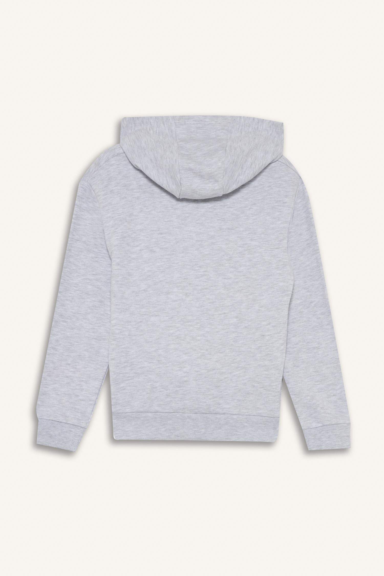 Erkek Çocuk Kapüşonlu Baskılı Sweatshirt