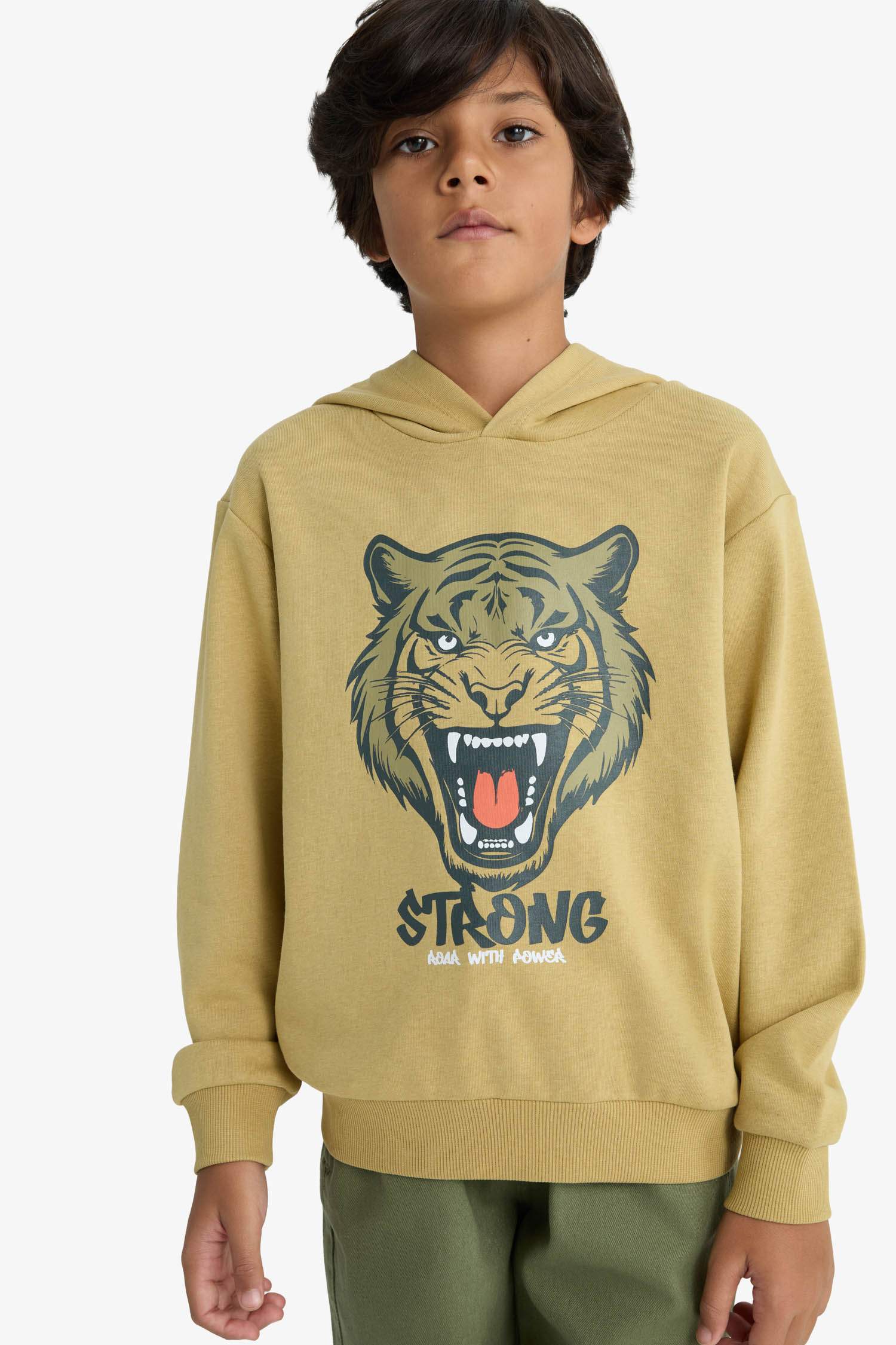 سويت شيرت اولادي مطبوع قصة عادية