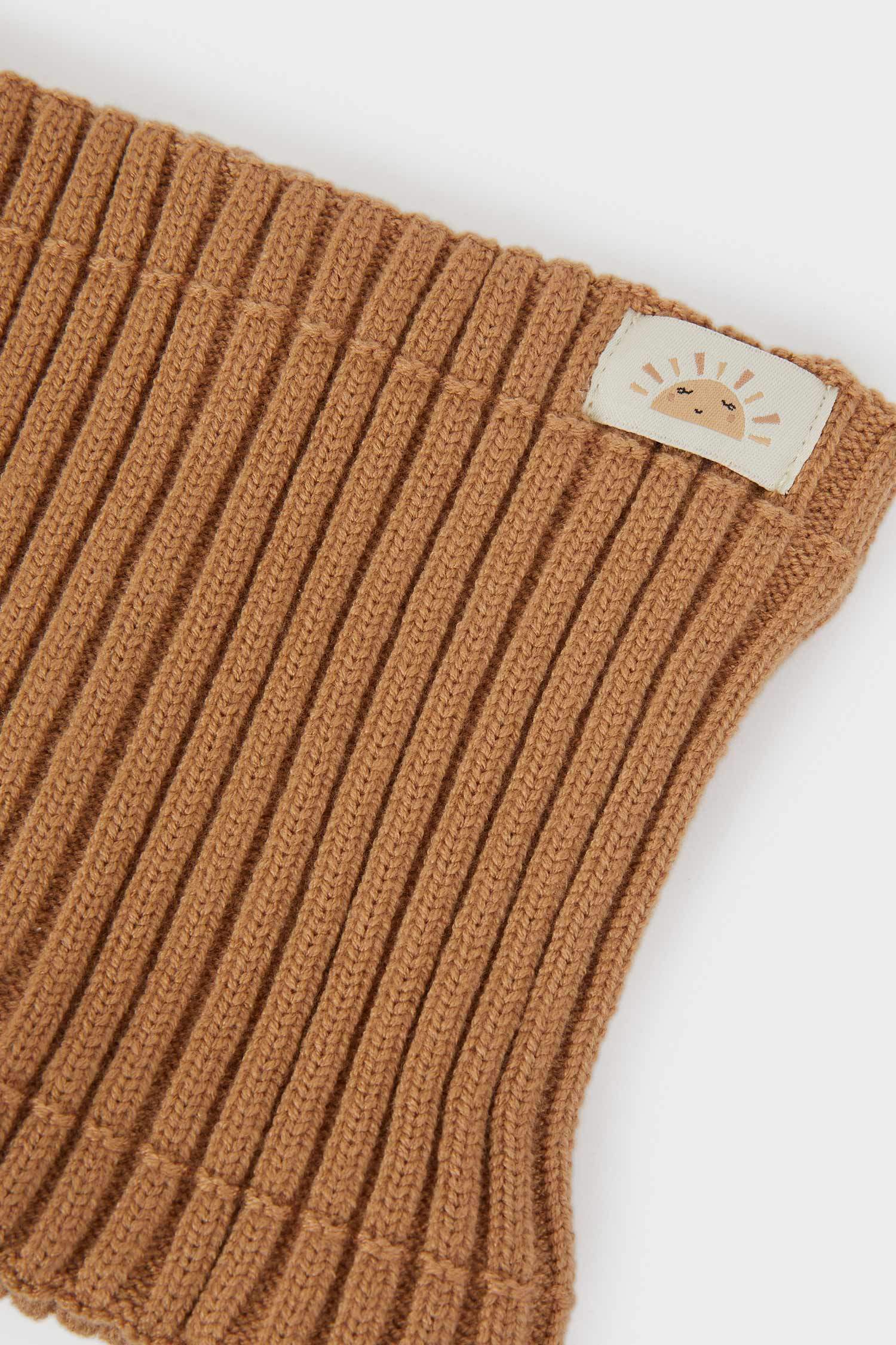 Baby Boy Lined Knit Neck Scarf