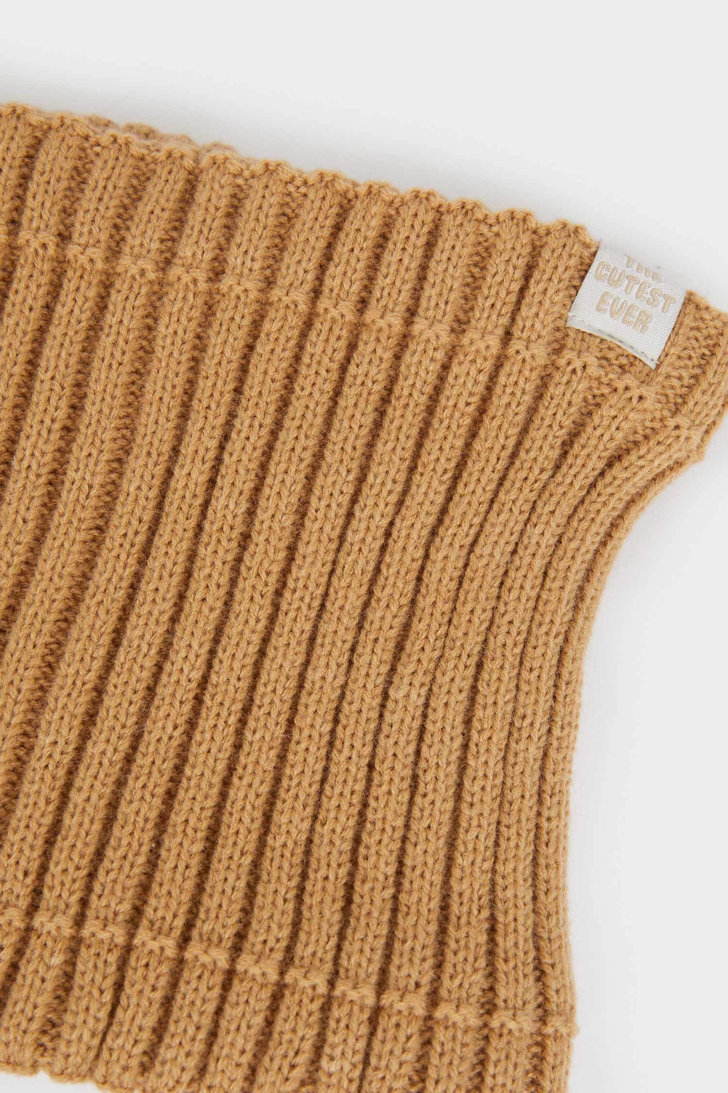 Boy Lined Knit Neck Scarf