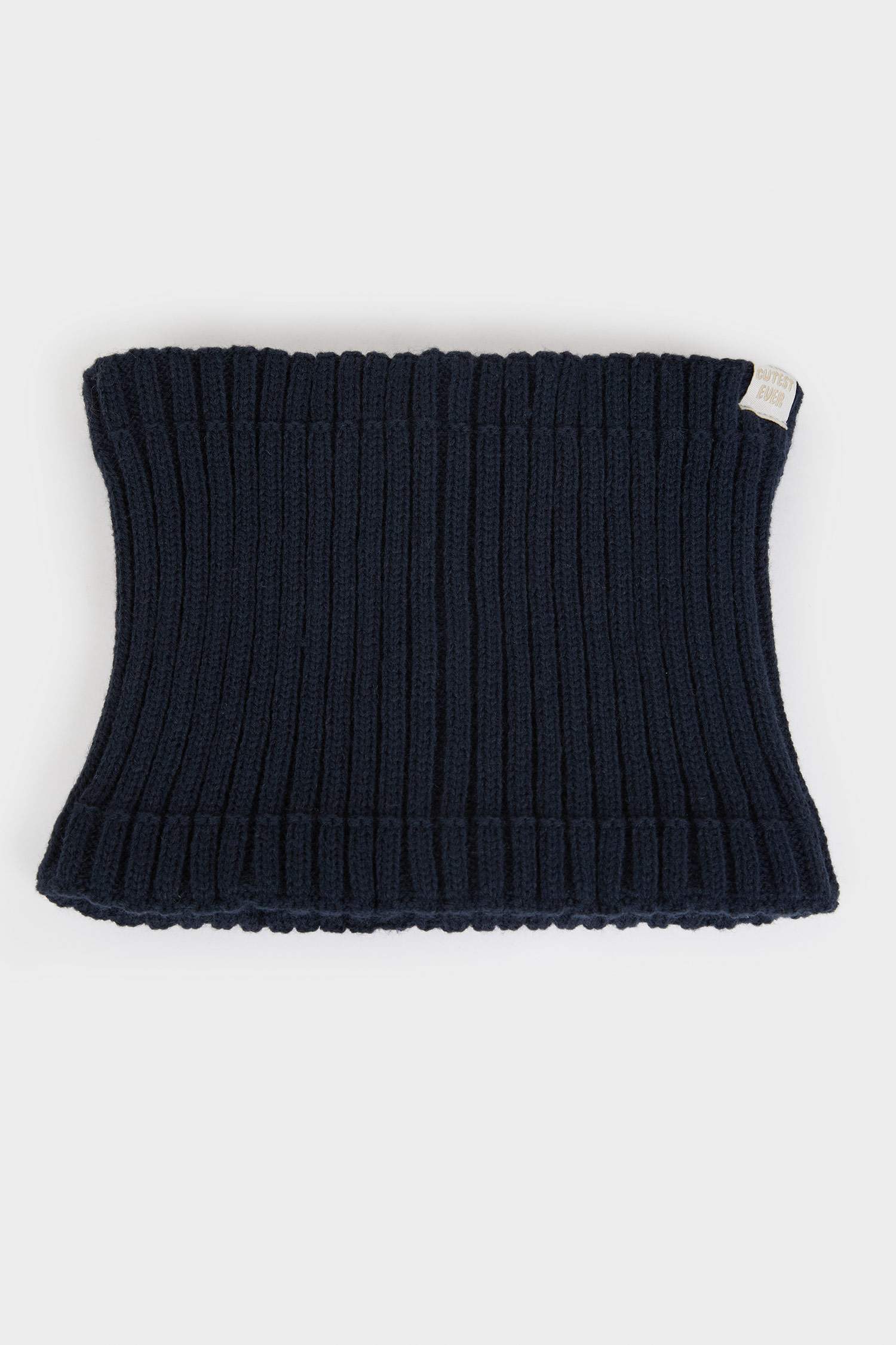 Baby Boy Lined Knit Scarf