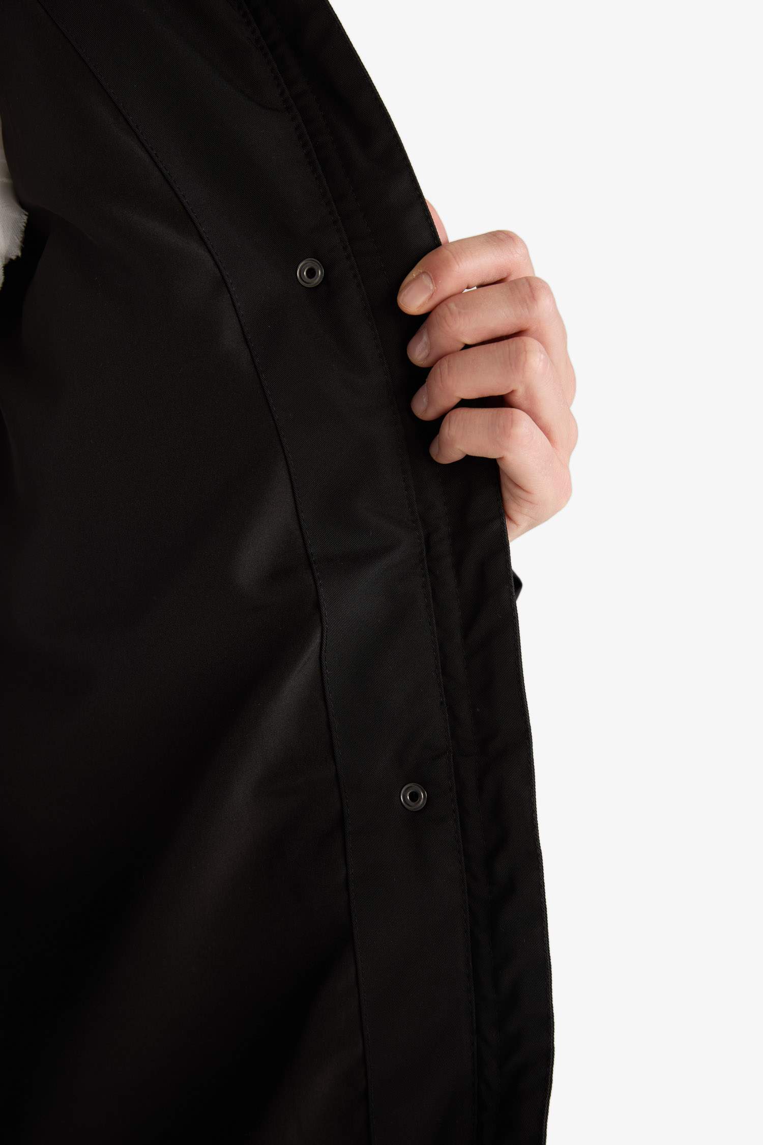 Su Geçirmez Relax Fit Kapüşonlu Parka