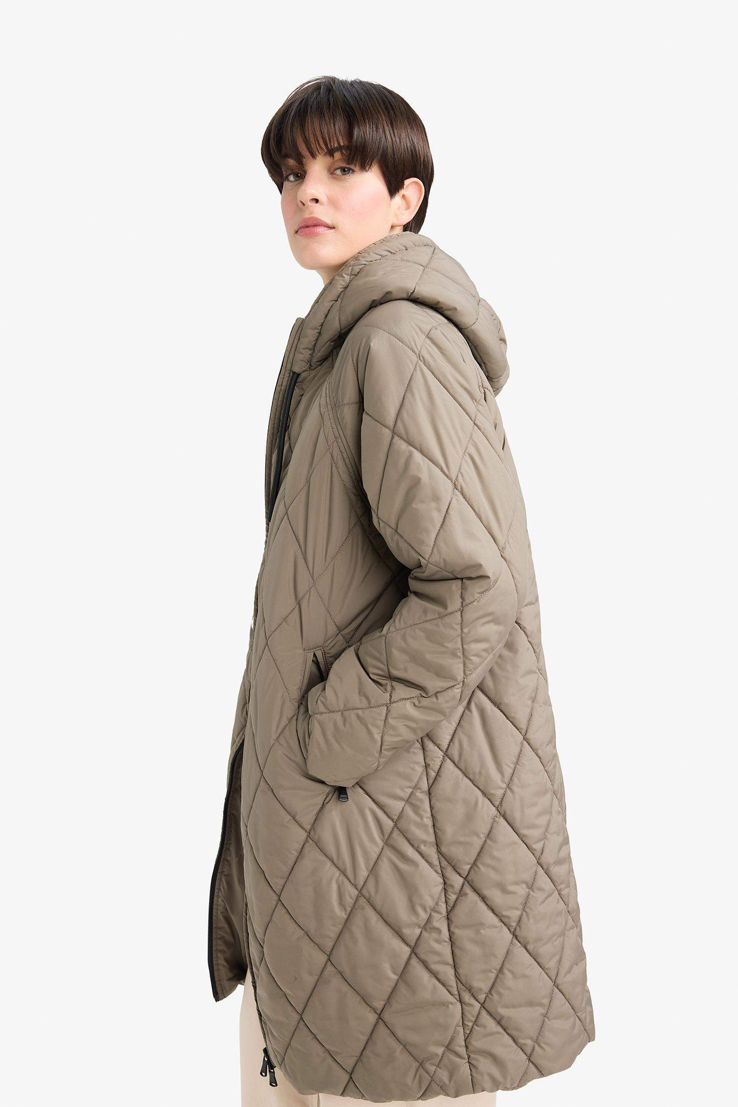 Regular Fit Hooded Rain Coat