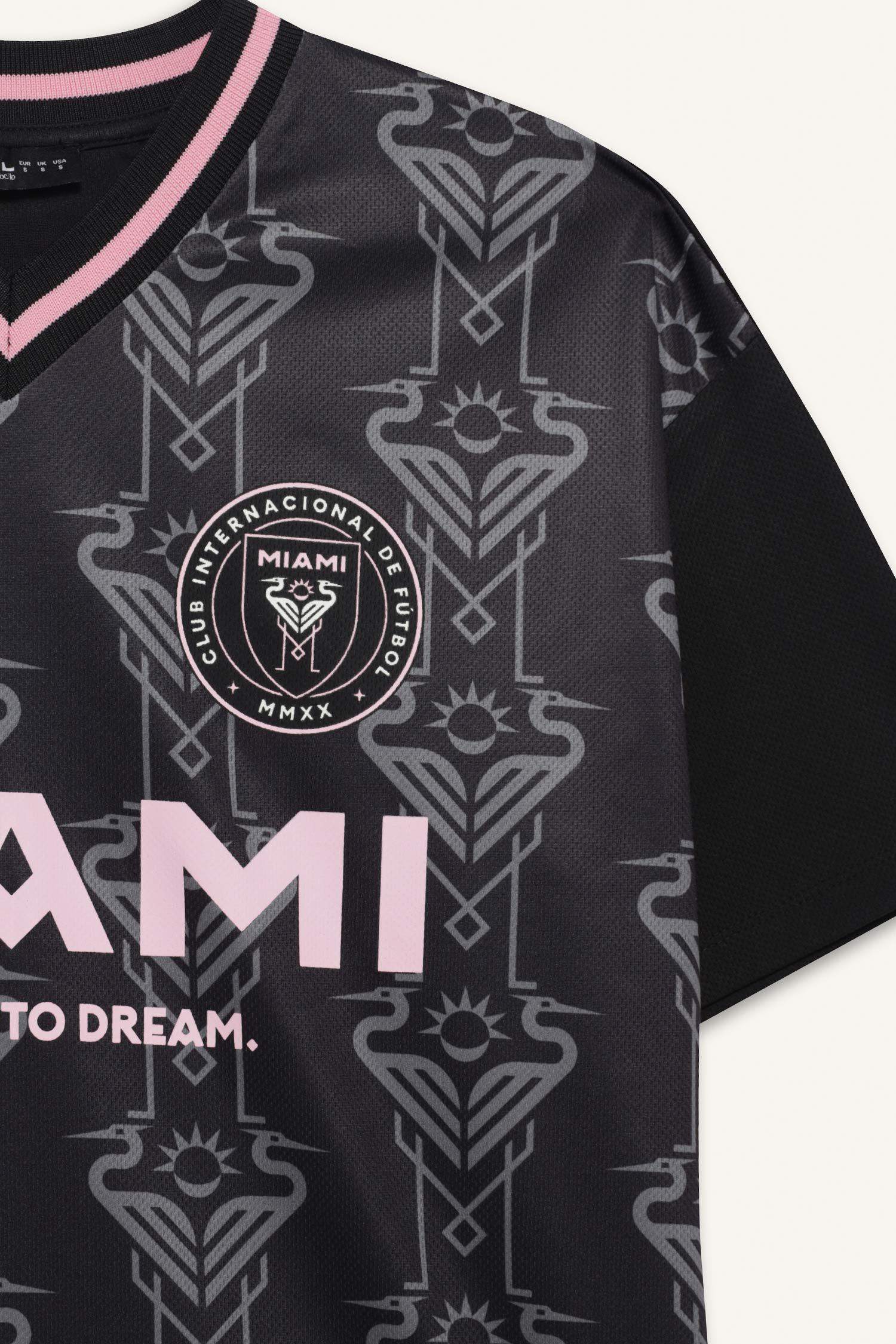 MLS Oversize Geniş Kalıp Sırt Baskılı Jakarlı Forma Kumaşı Kısa Kollu Tişört