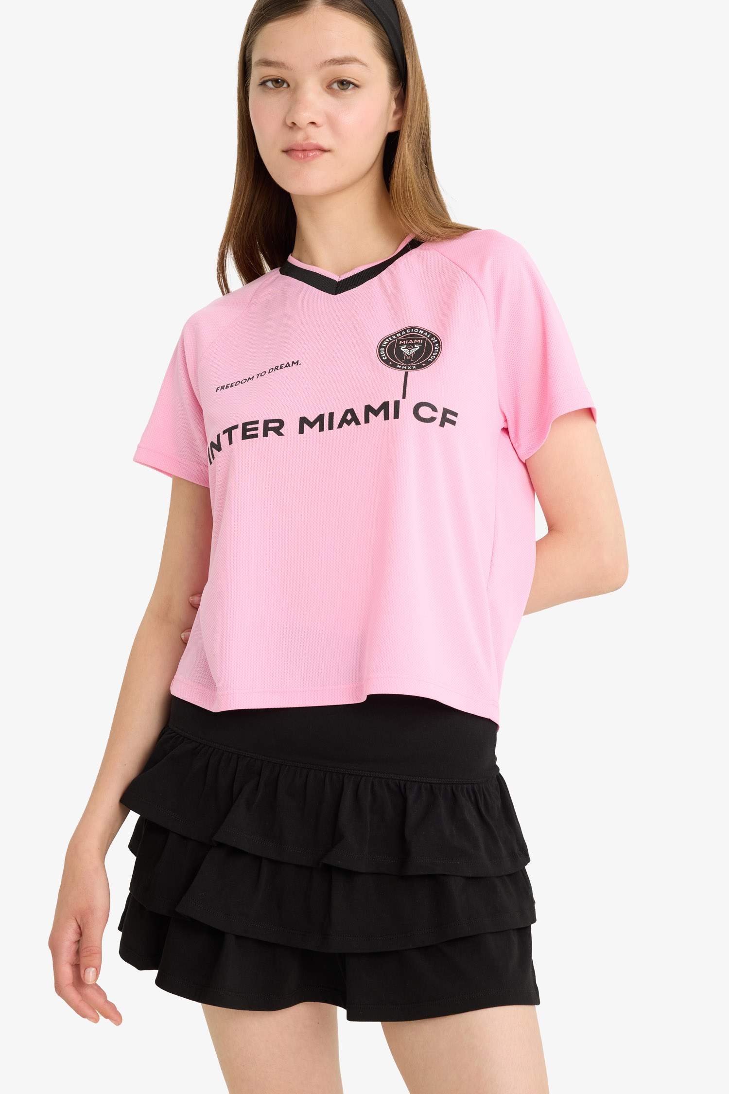 Coool MLS Regular Fit Sırt Baskılı Forma Kumaş Kısa Kollu Tişört