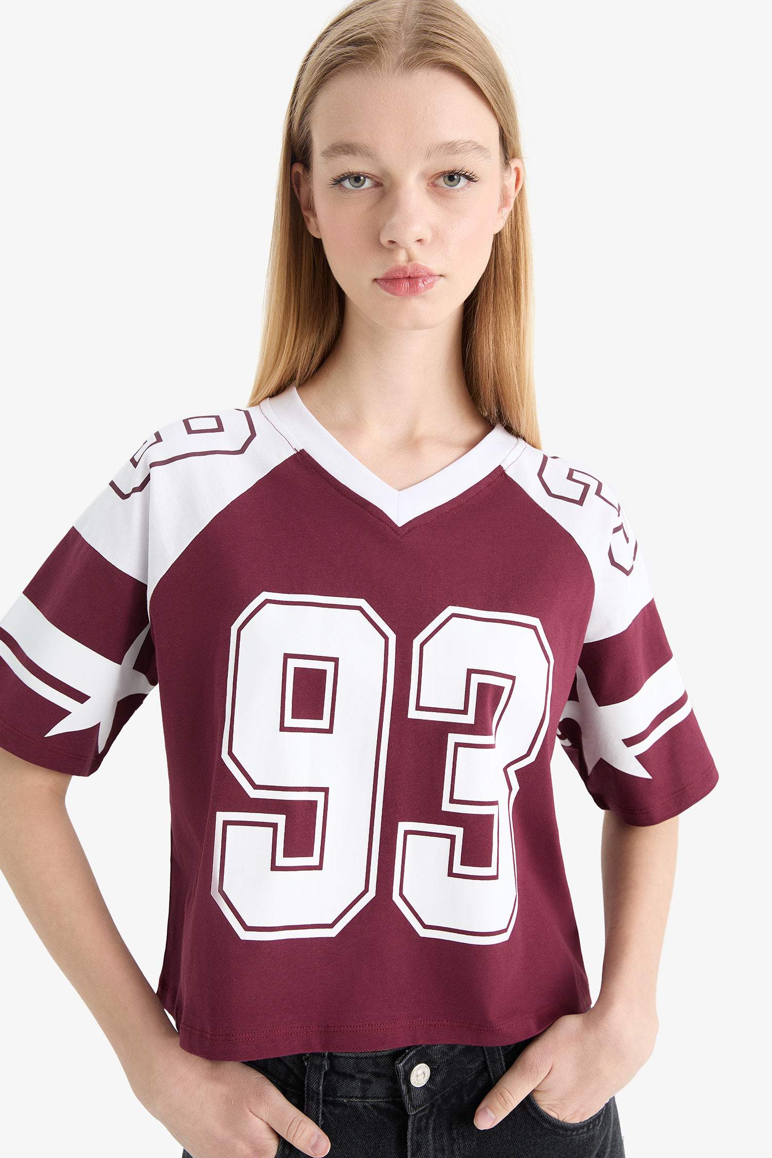 Loose Fit Crew Neck Printed T-Shirt