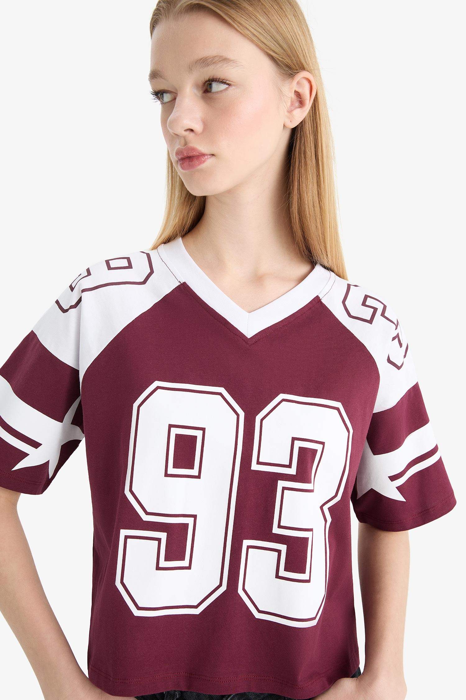 Loose Fit Crew Neck Printed T-Shirt