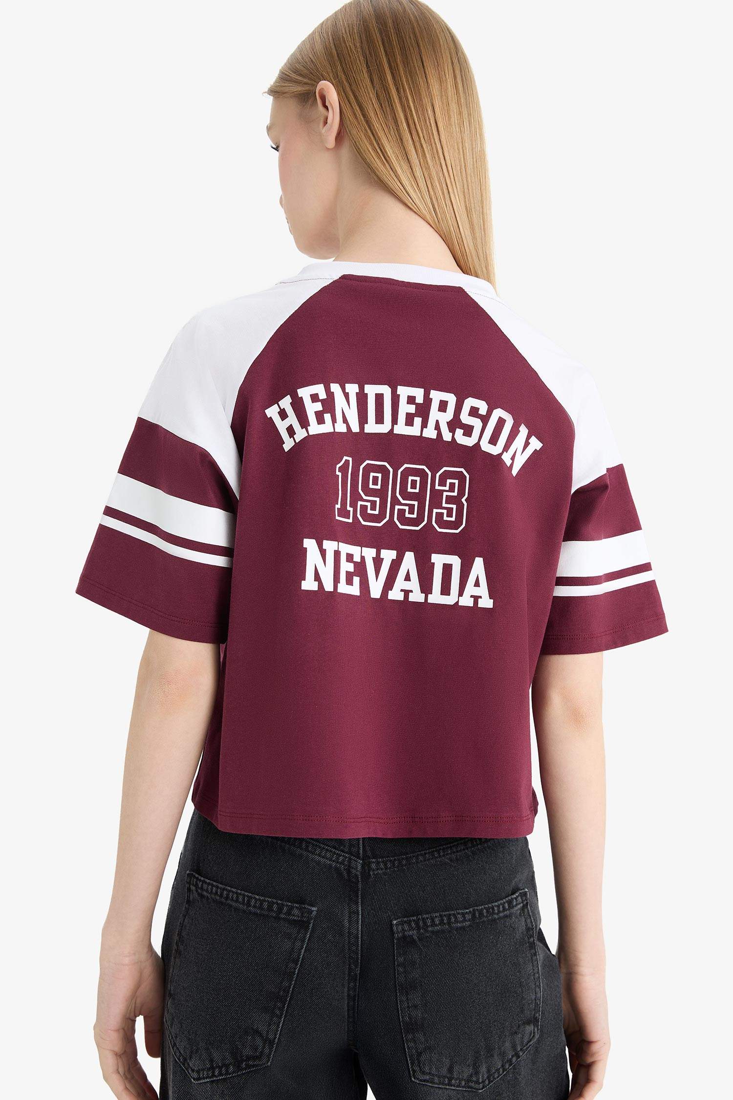 Loose Fit Crew Neck Printed T-Shirt