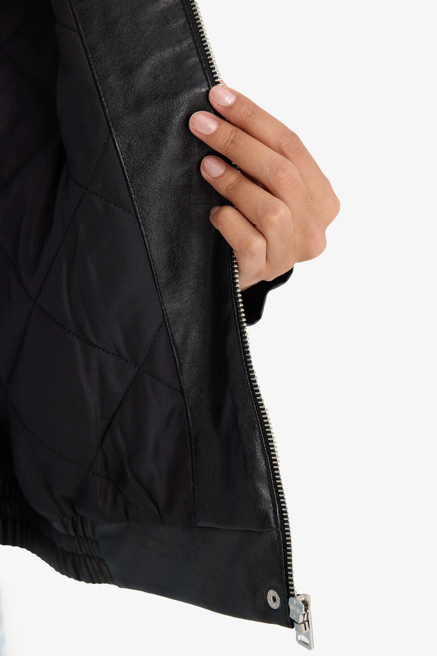 Dad Fit Polo Yaka Suni Deri Mont