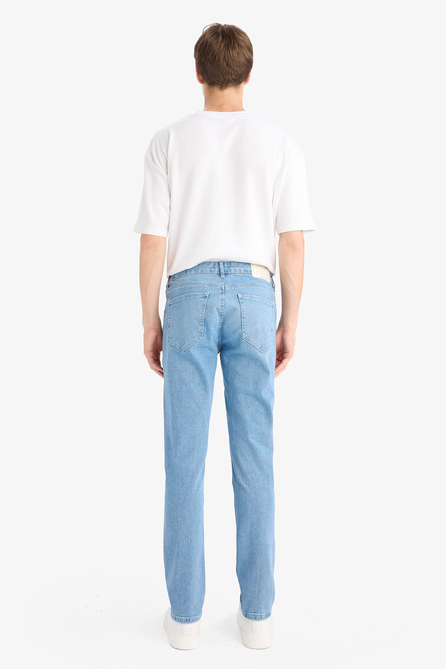 Pedro Slim Fit Dar Kalıp Normal Bel Dar Paça Jean Pantolon