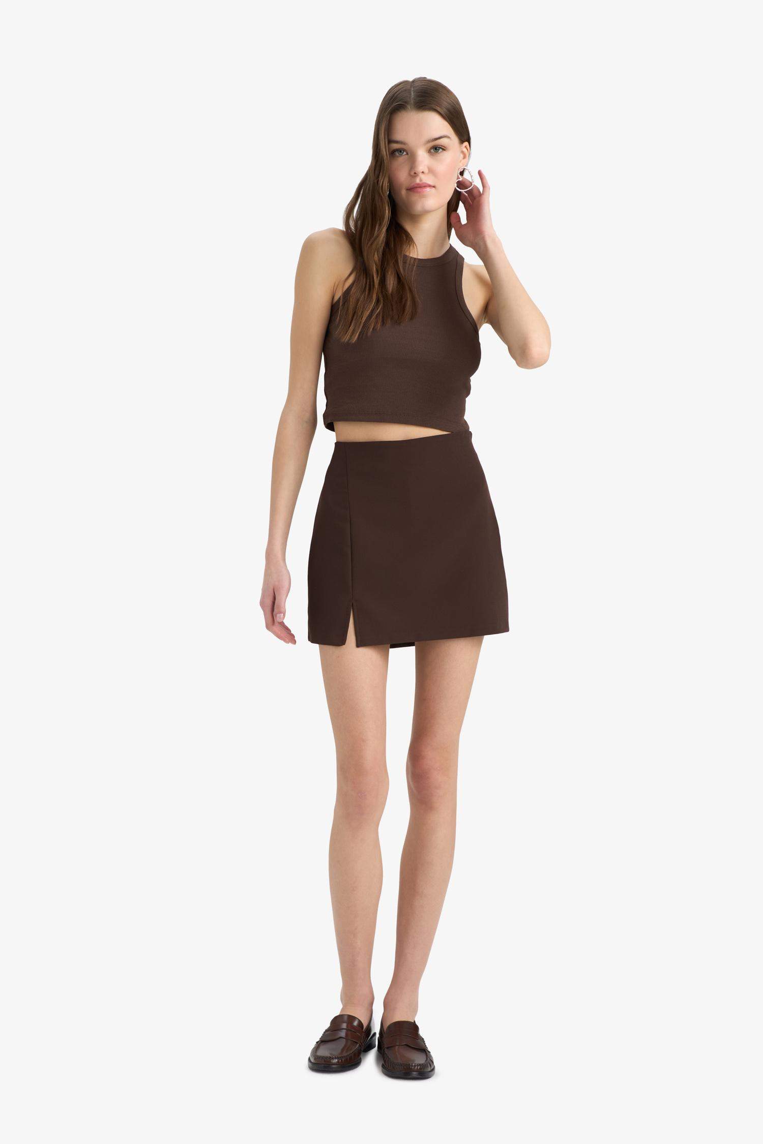High Waist Mini Skirt