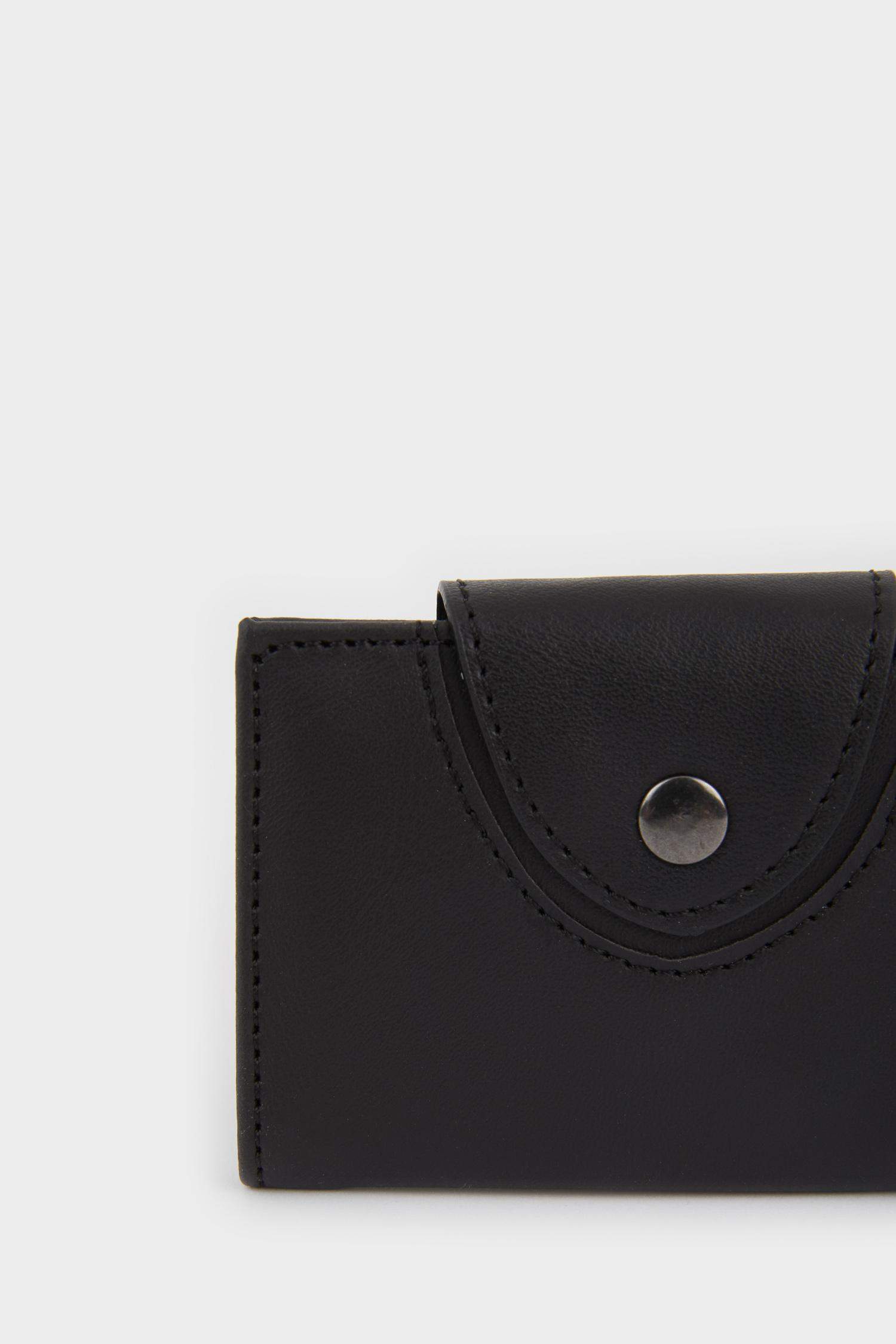 محفظة بطاقات رجالي جلد صناعي