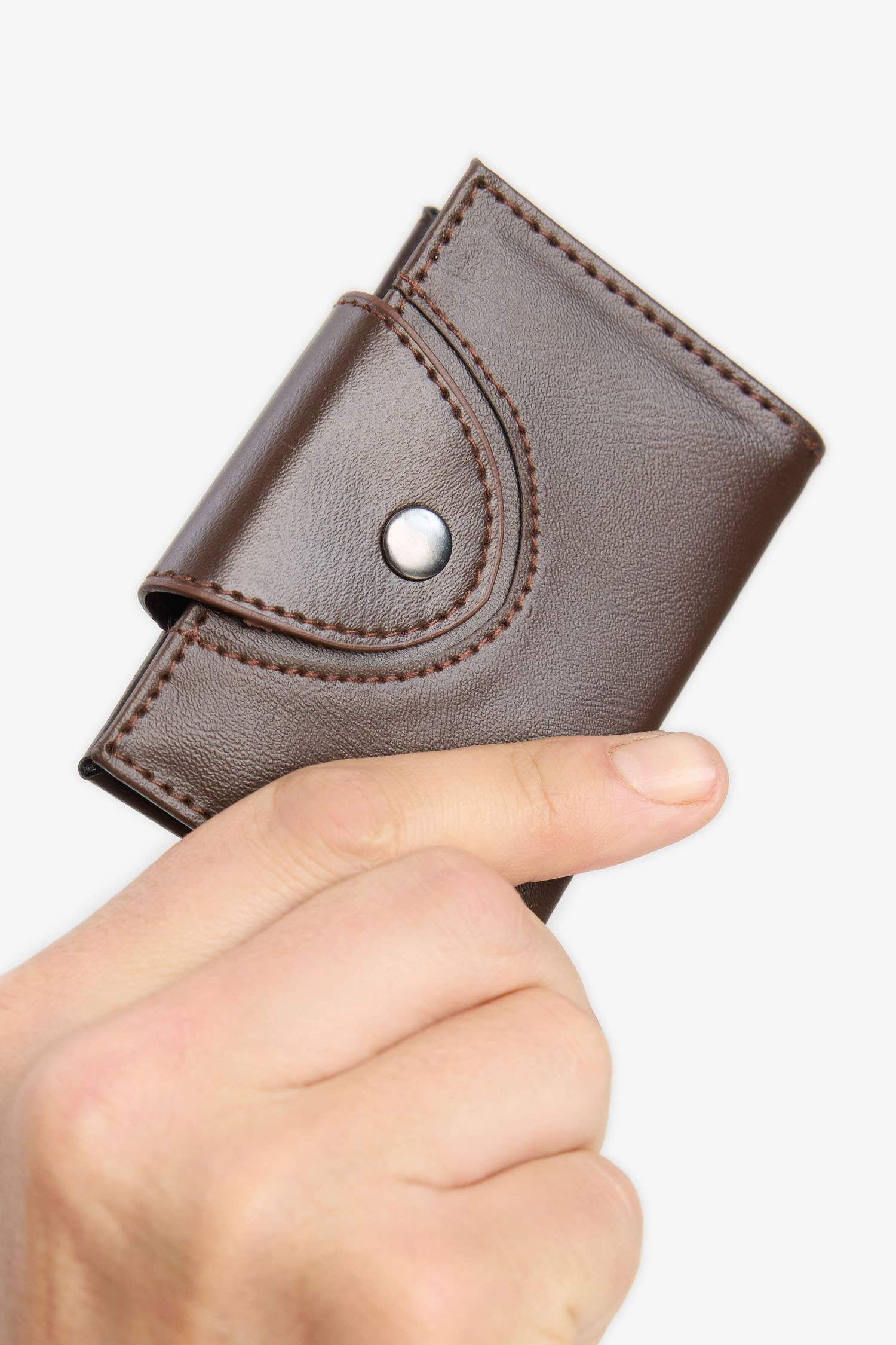 Erkek Suni Deri Kartlık