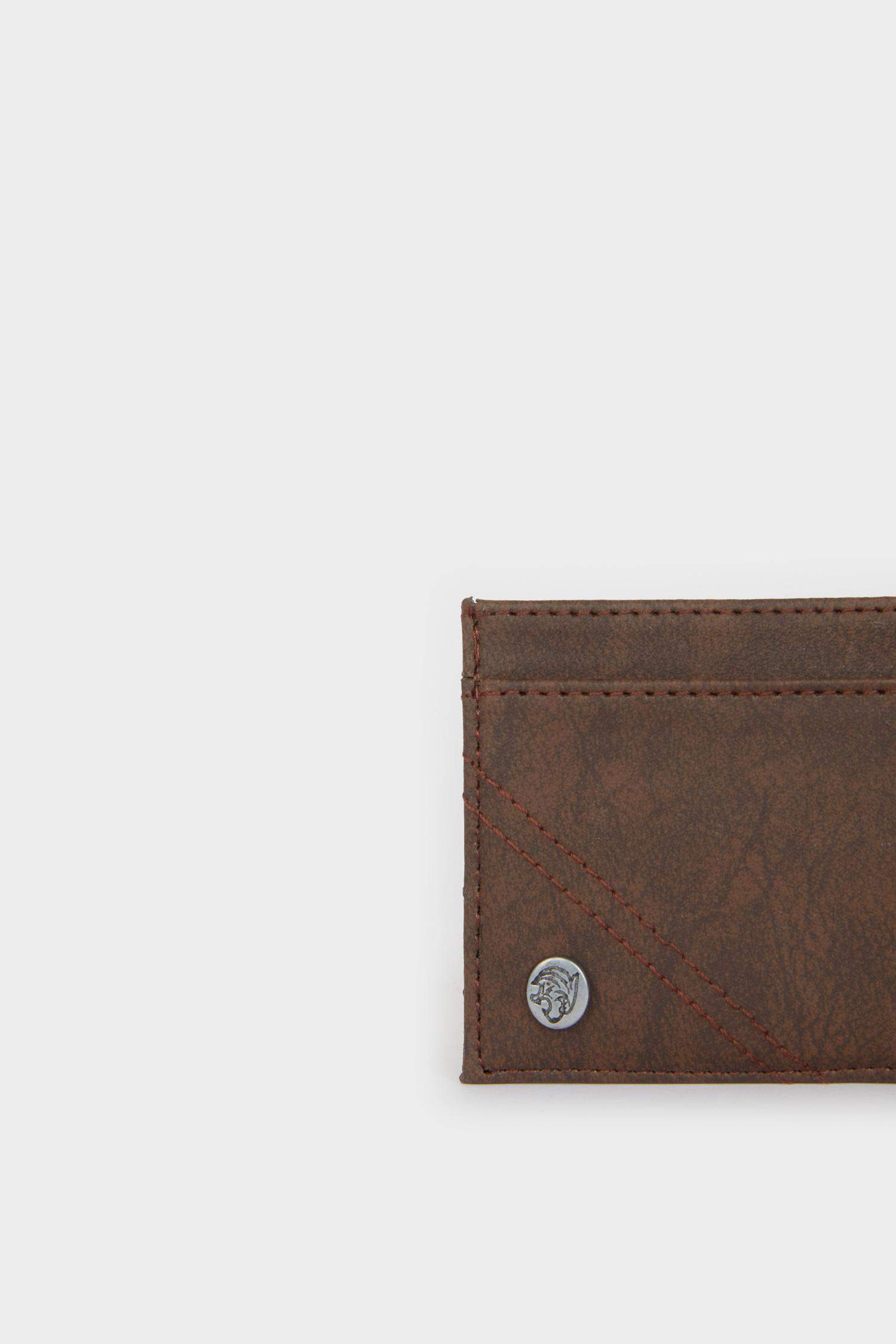 Man Faux Leather Wallets