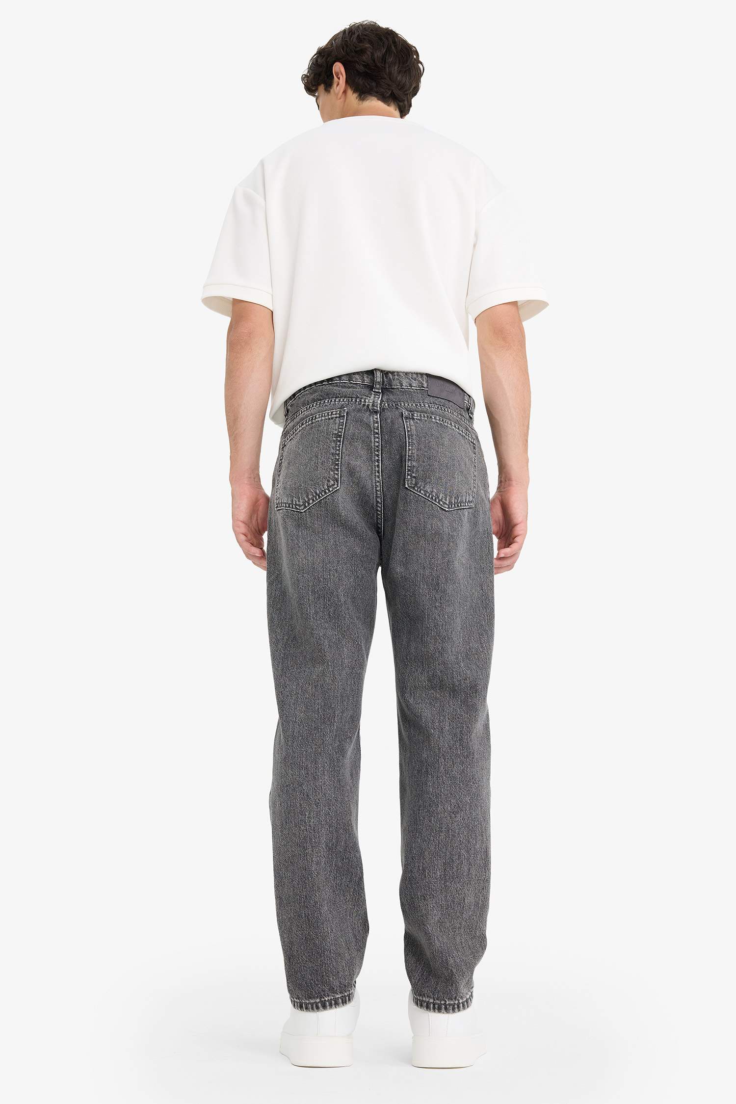 %100 Pamuk 90's Slim Fit Dar Kalıp Yüksek Bel Dar Paça Jean Pantolon