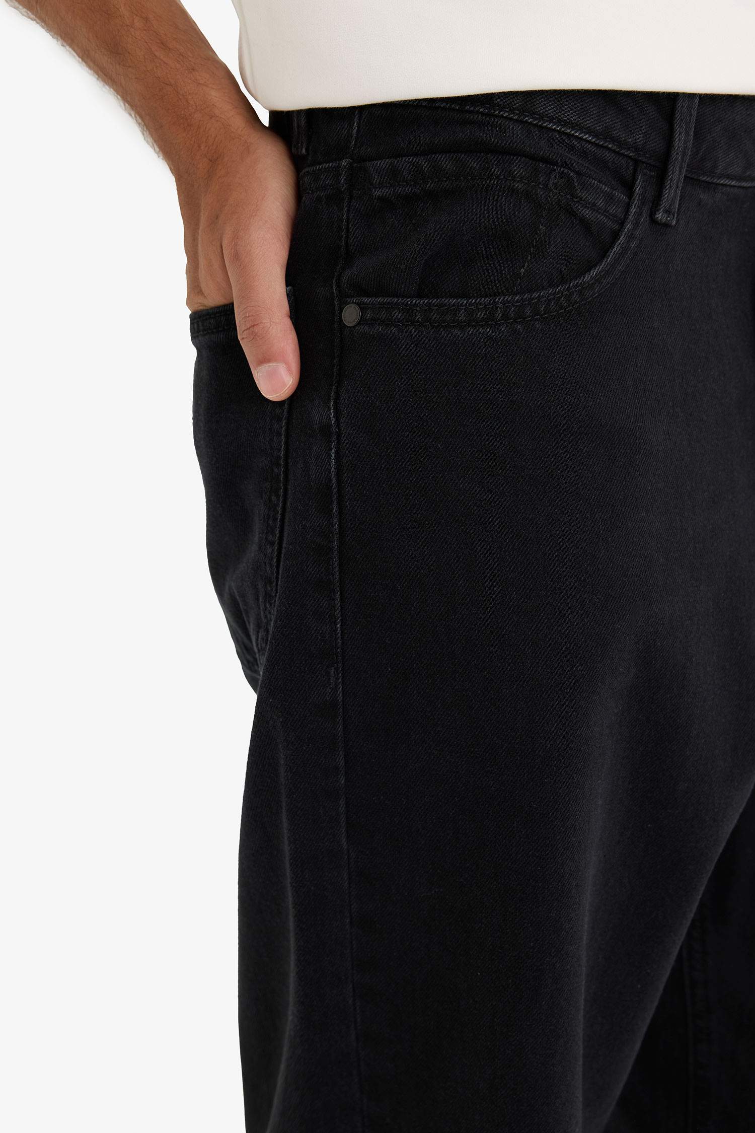 Baggy Fit Geniş Paça Jean Pantolon