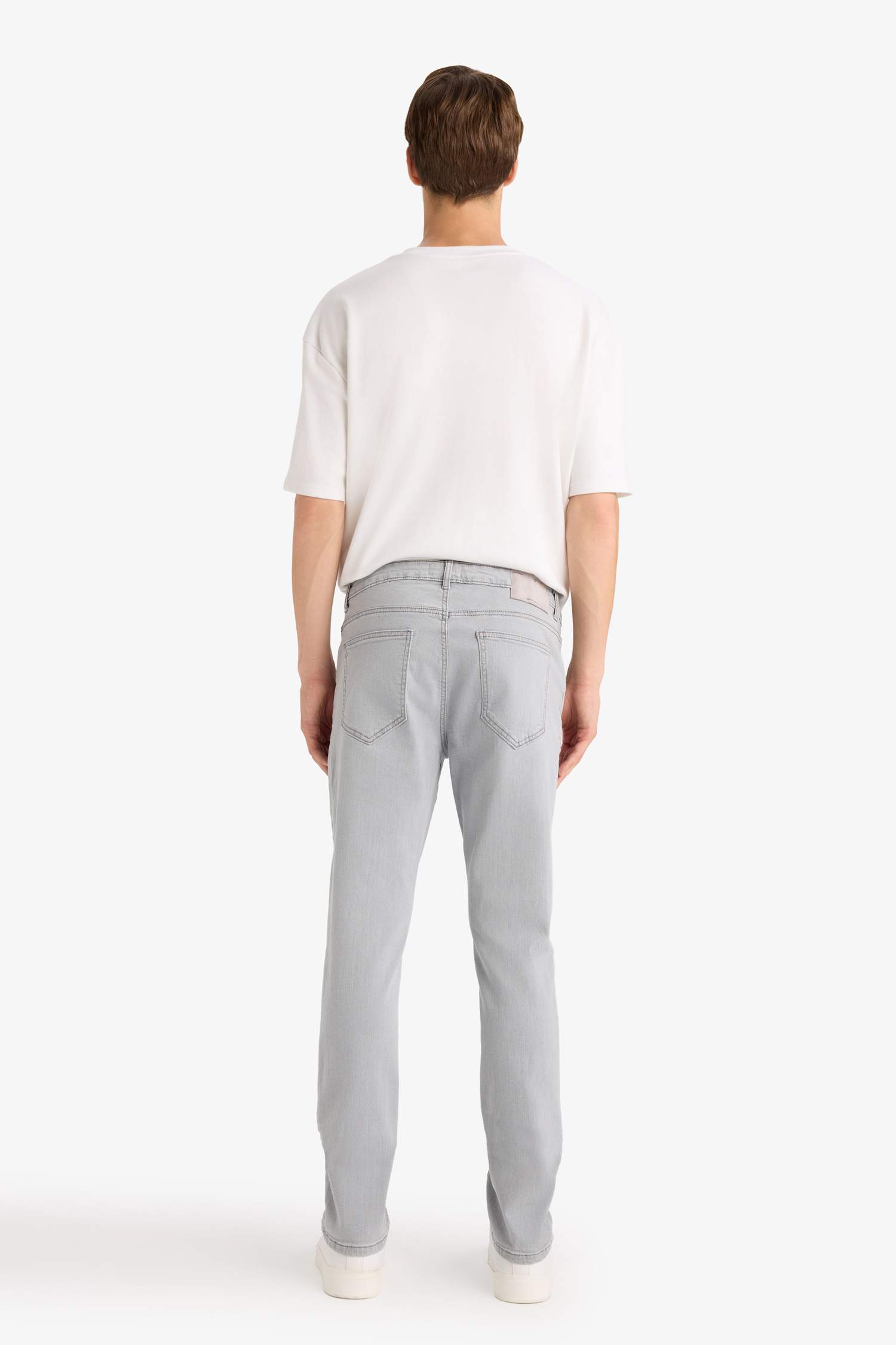 Pedro Slim Fit Dar Kalıp Normal Bel Dar Paça Jean Pantolon