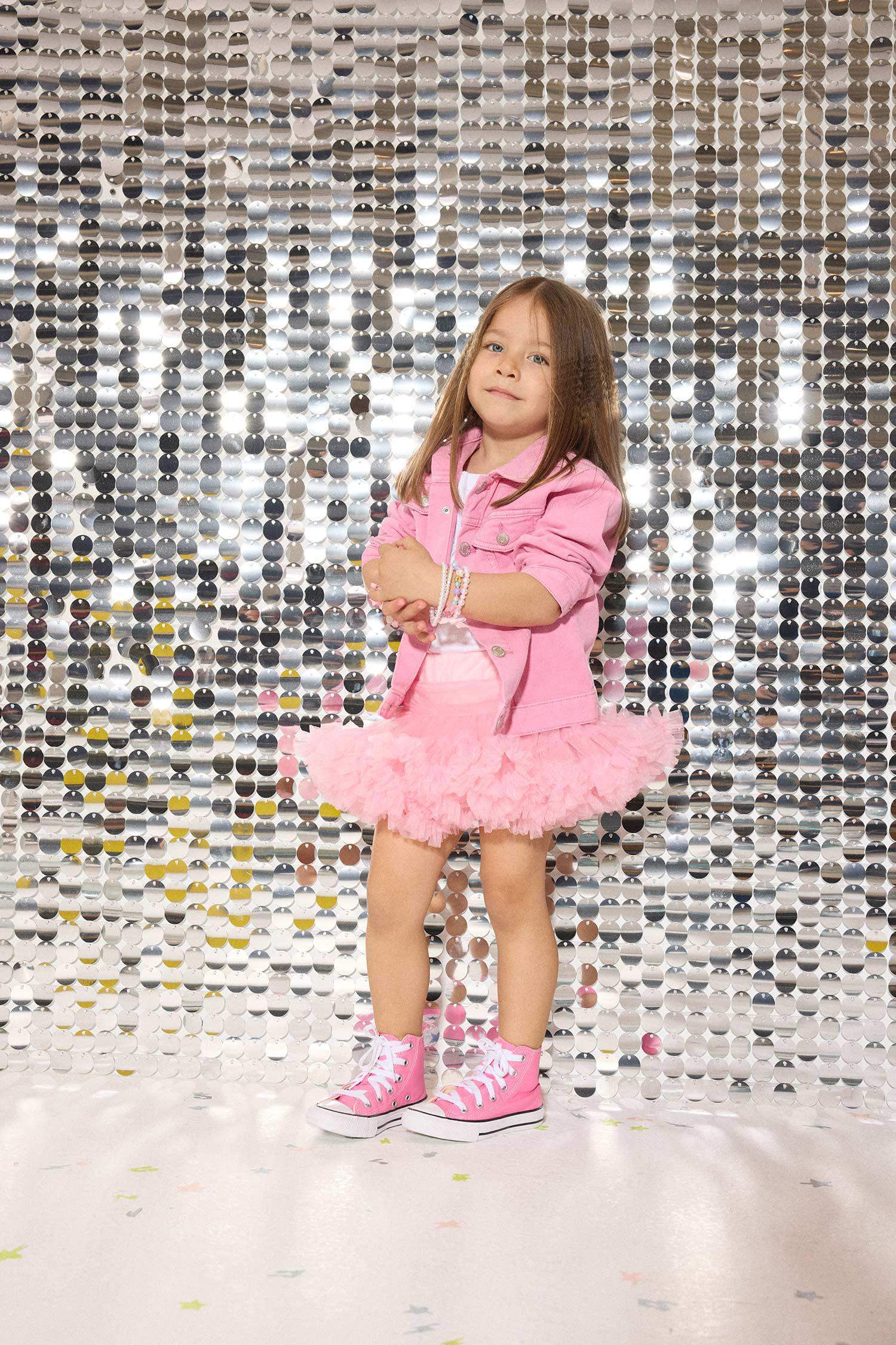 Le Mabelle x DeFacto Baby Girl Elastic Waist Skirt