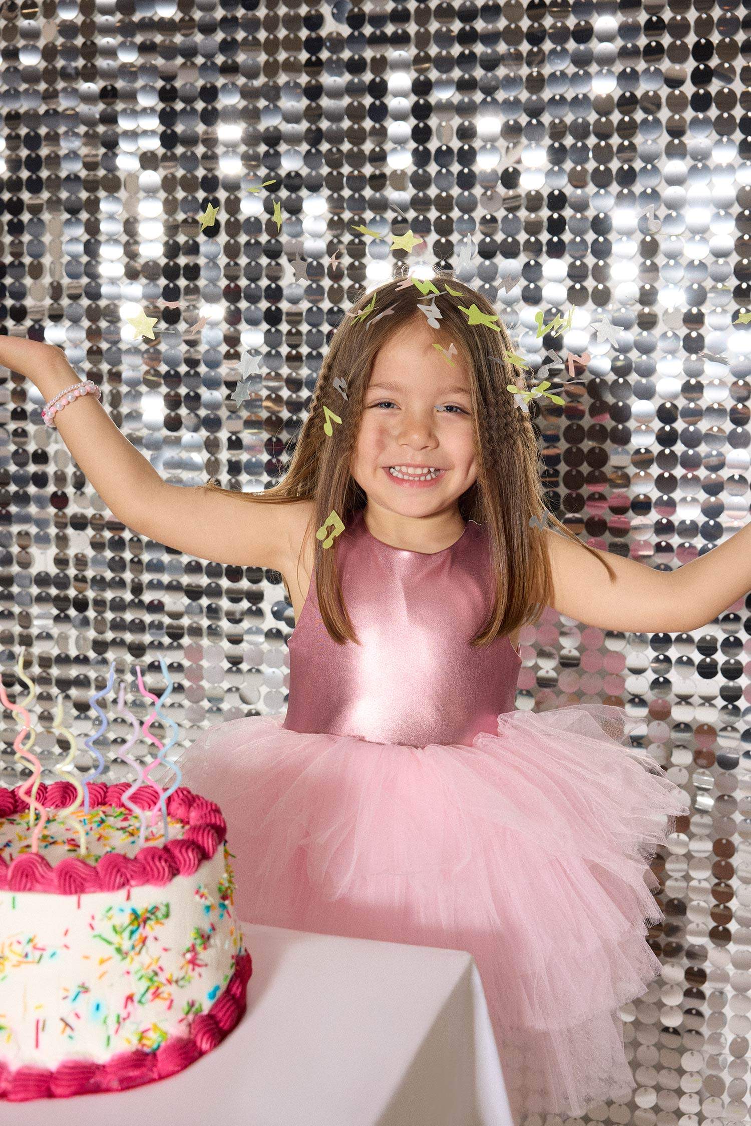 Le Mabelle x DeFacto Kız Bebek Askılı Tütü Etekli Elbise