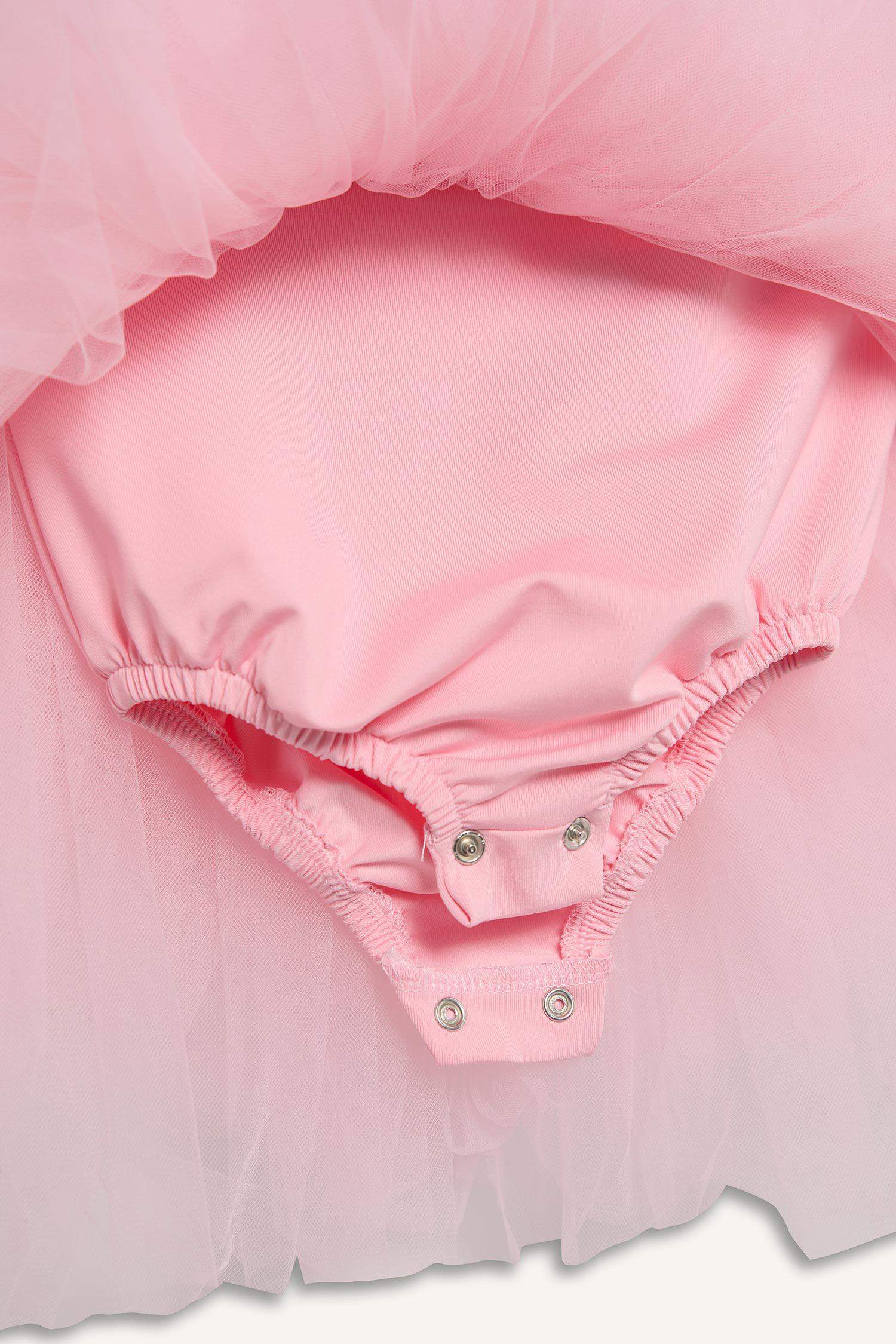 Le Mabelle x DeFacto Kız Bebek Askılı Tütü Etekli Elbise