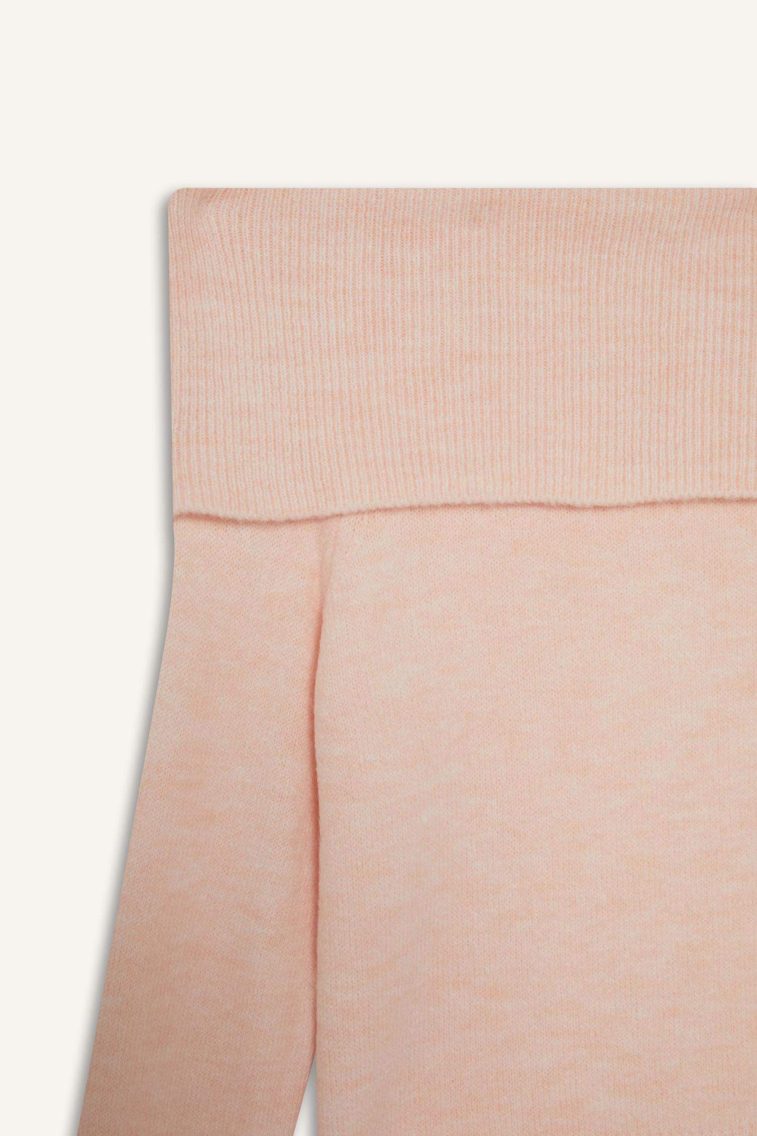 Regular Fit Strapless Knitwear Pullover