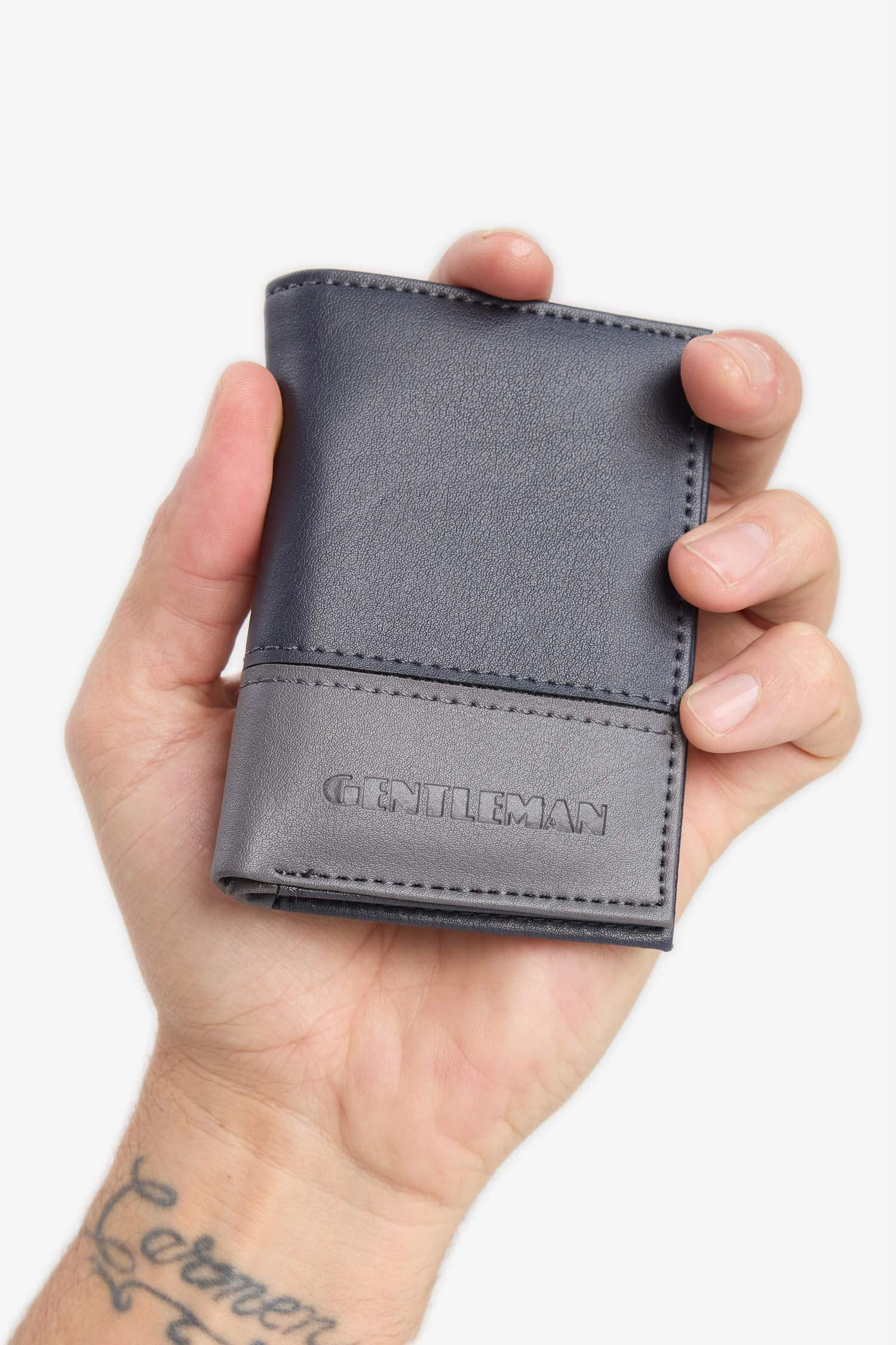 Мужской бумажник из искусственной кожи