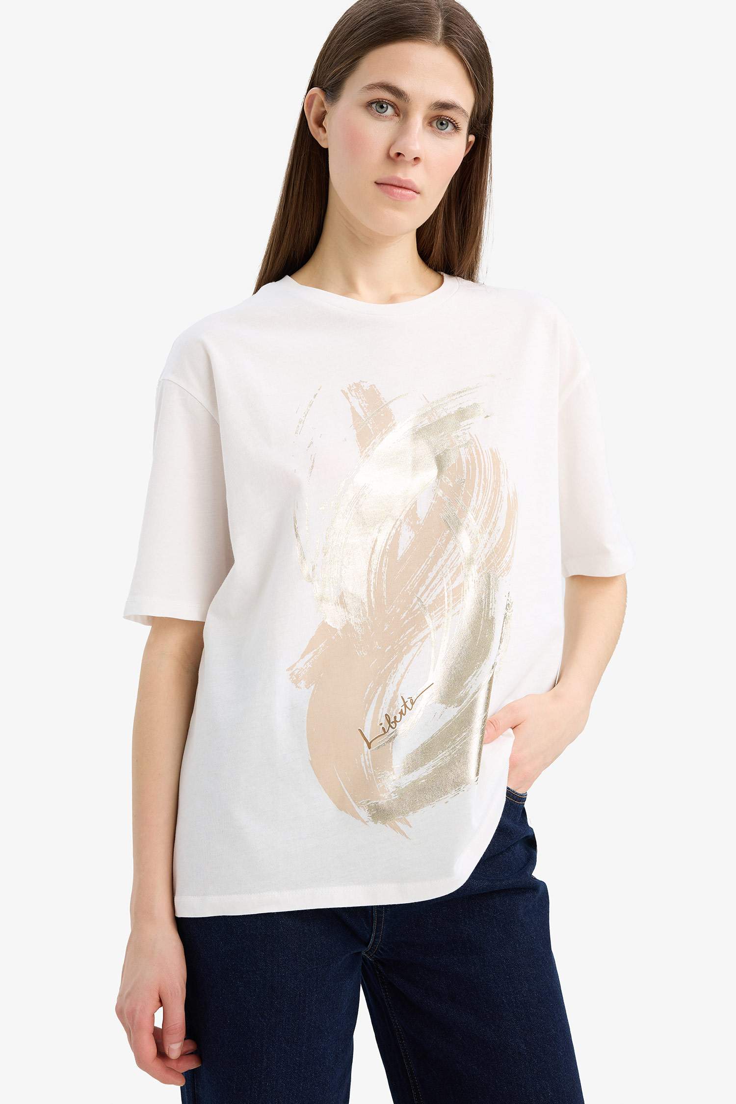 Relax Fit Crew Neck T-Shirt