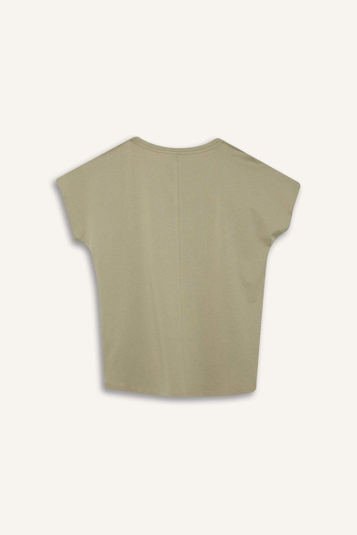 Crew Neck Floral Cotton Short Sleeve T-Shirt