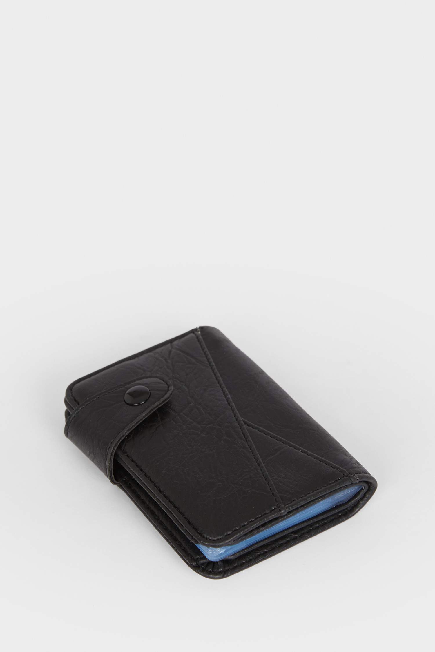 Man Faux Leather Wallet