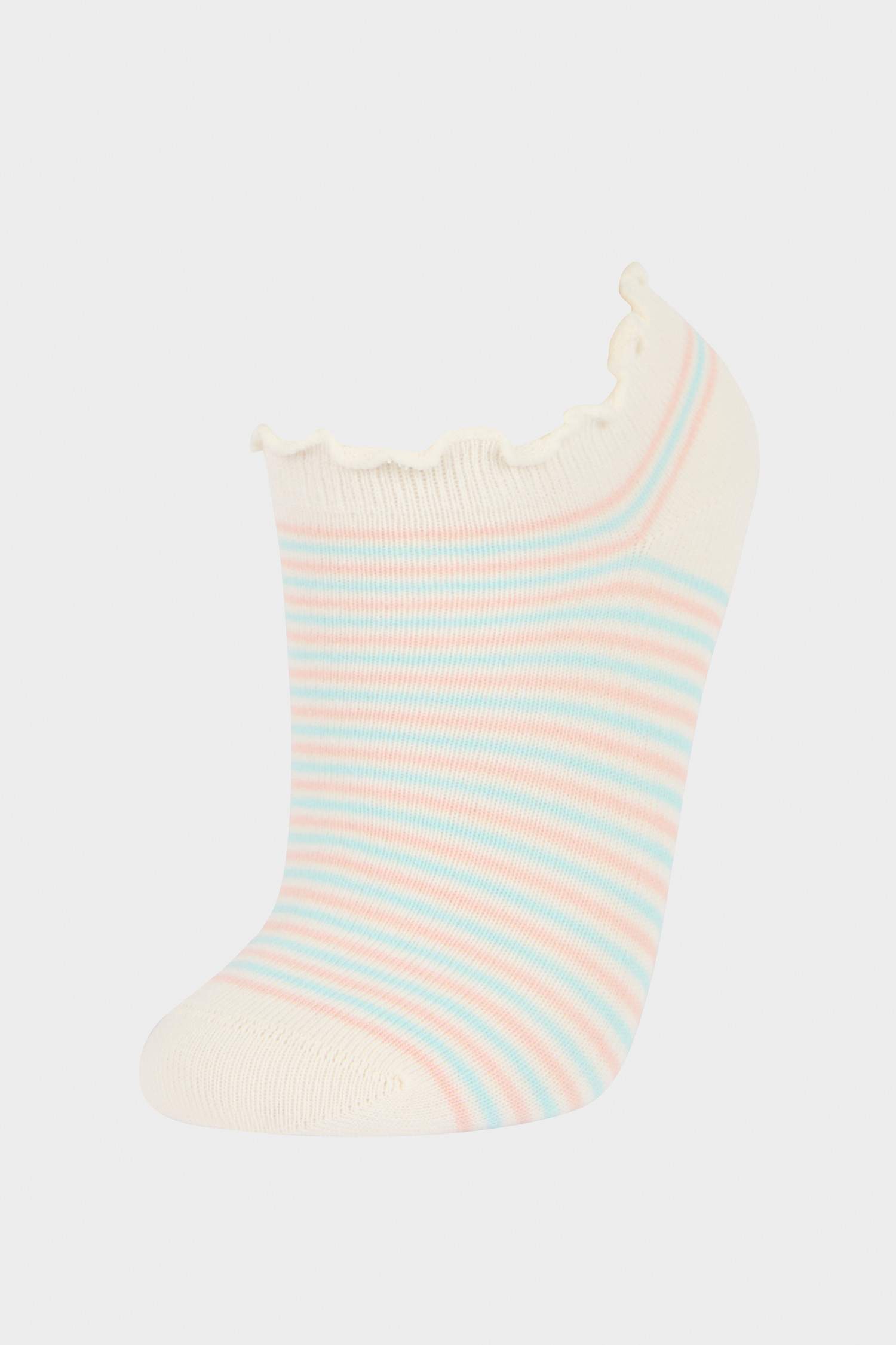 Kız Çocuk 5'li Pamuklu Patik Çorap